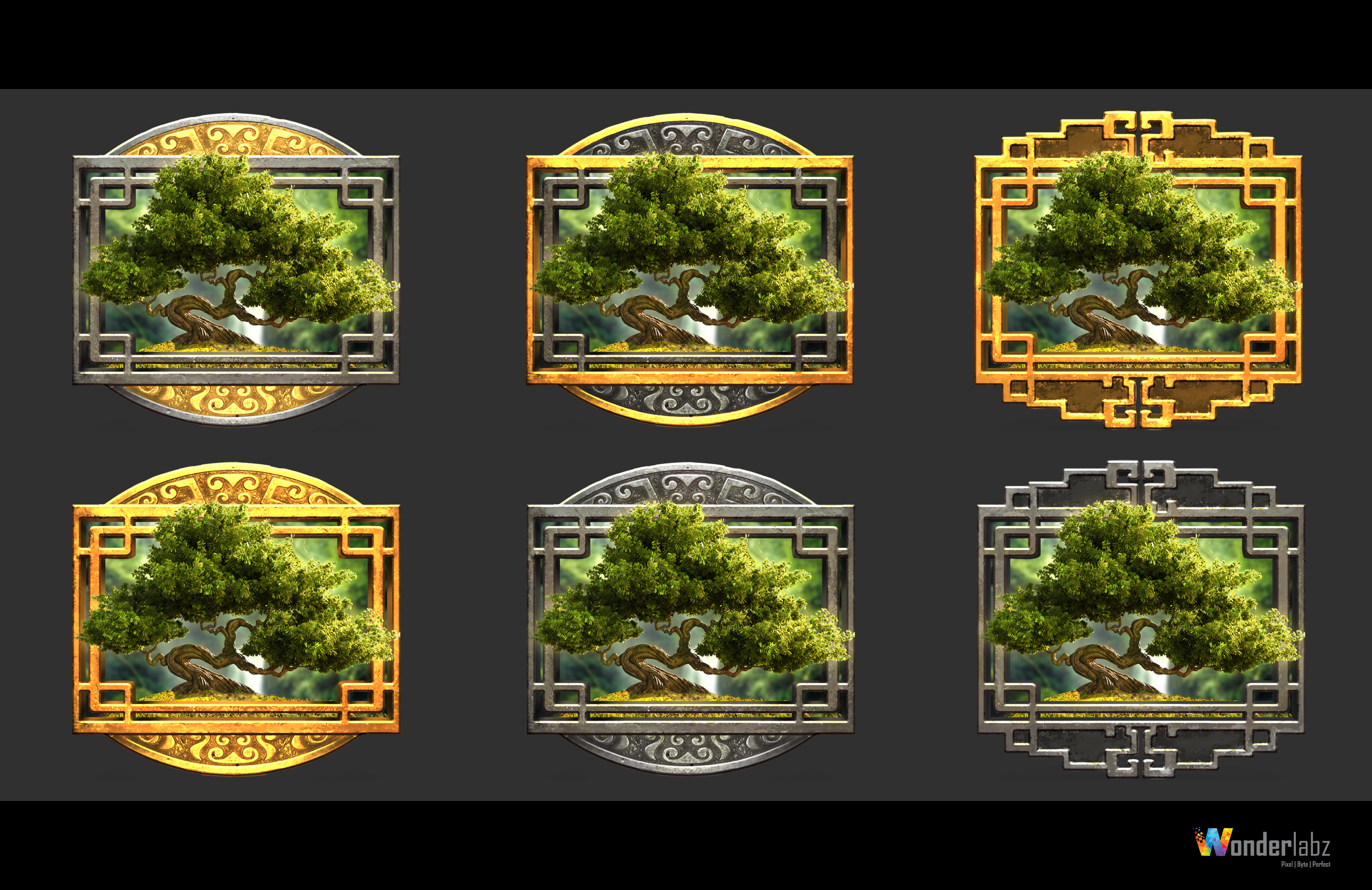Scatter Frame Designs