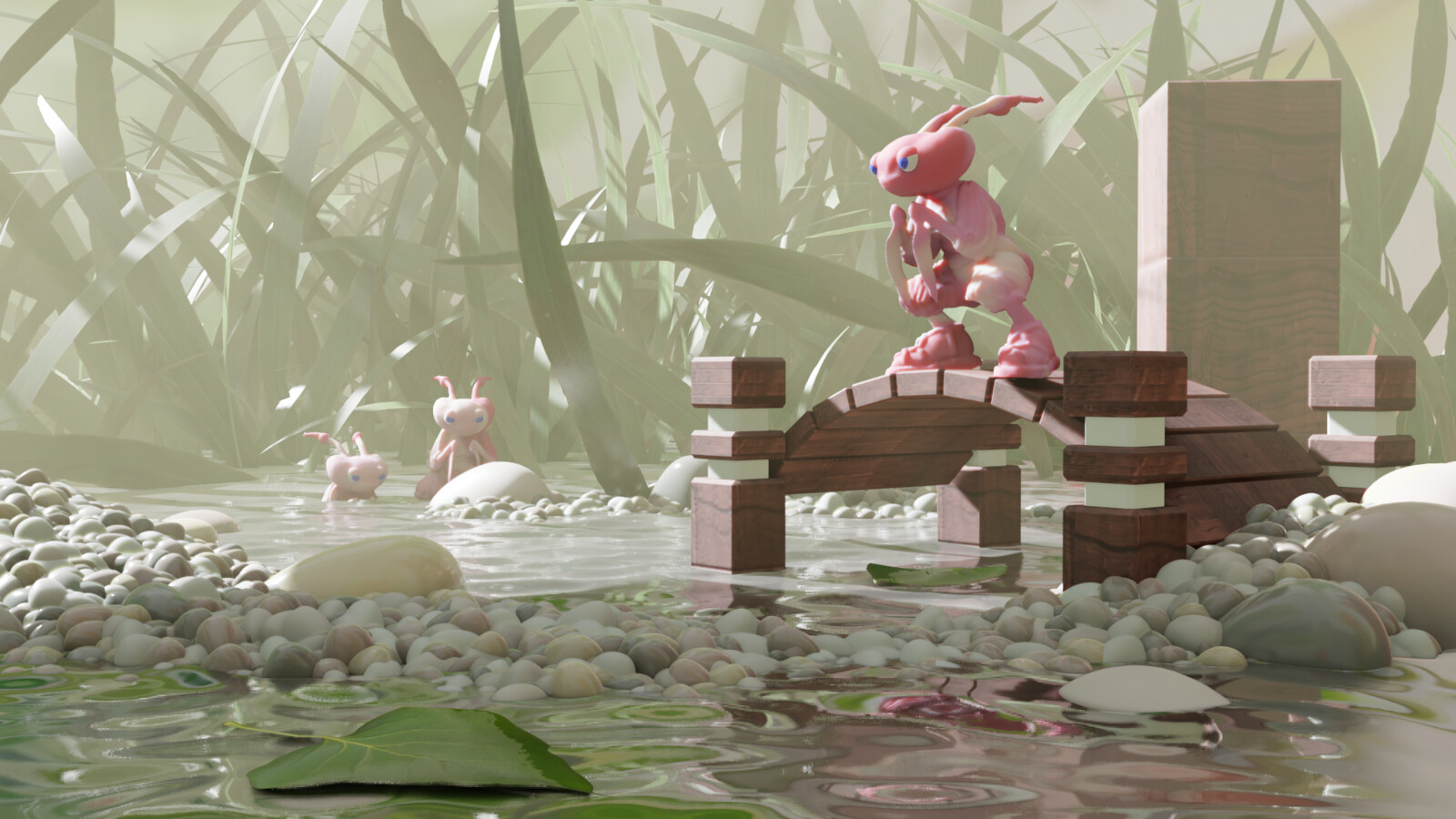 Scene with alternate lighting