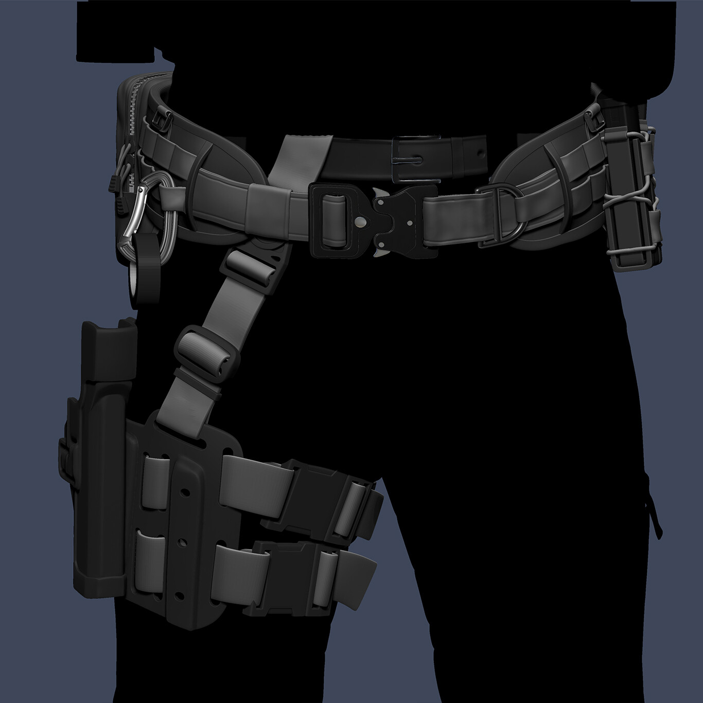 Juan Dadomo - Operative Belt and Tactical Leg Holster