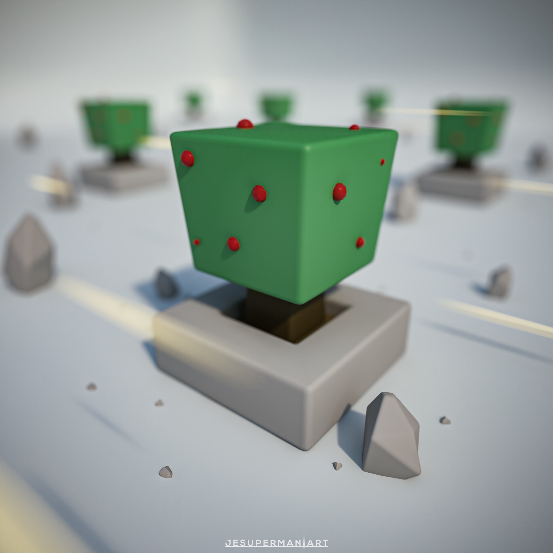ArtStation - Apple Trees