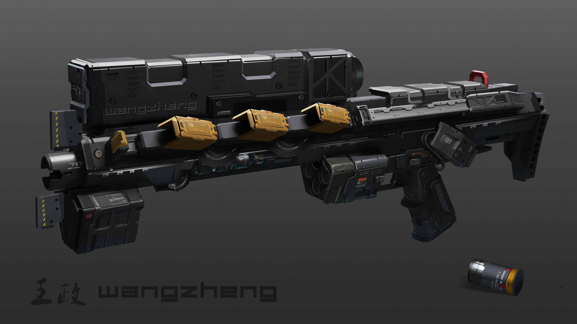 Wang zheng - 科幻枪械-智能霰弹枪Sci-Fi Firearms-Smart Shotgun