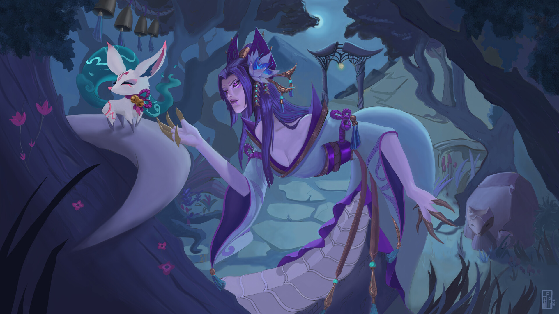 Artstation Cassiopeia Spirit Blossom Fan Art Filippo Billi