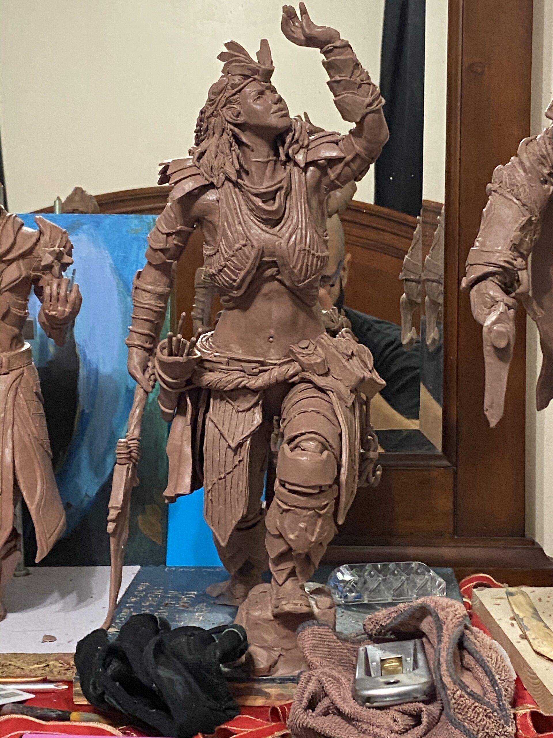 Video outlet game sculptures