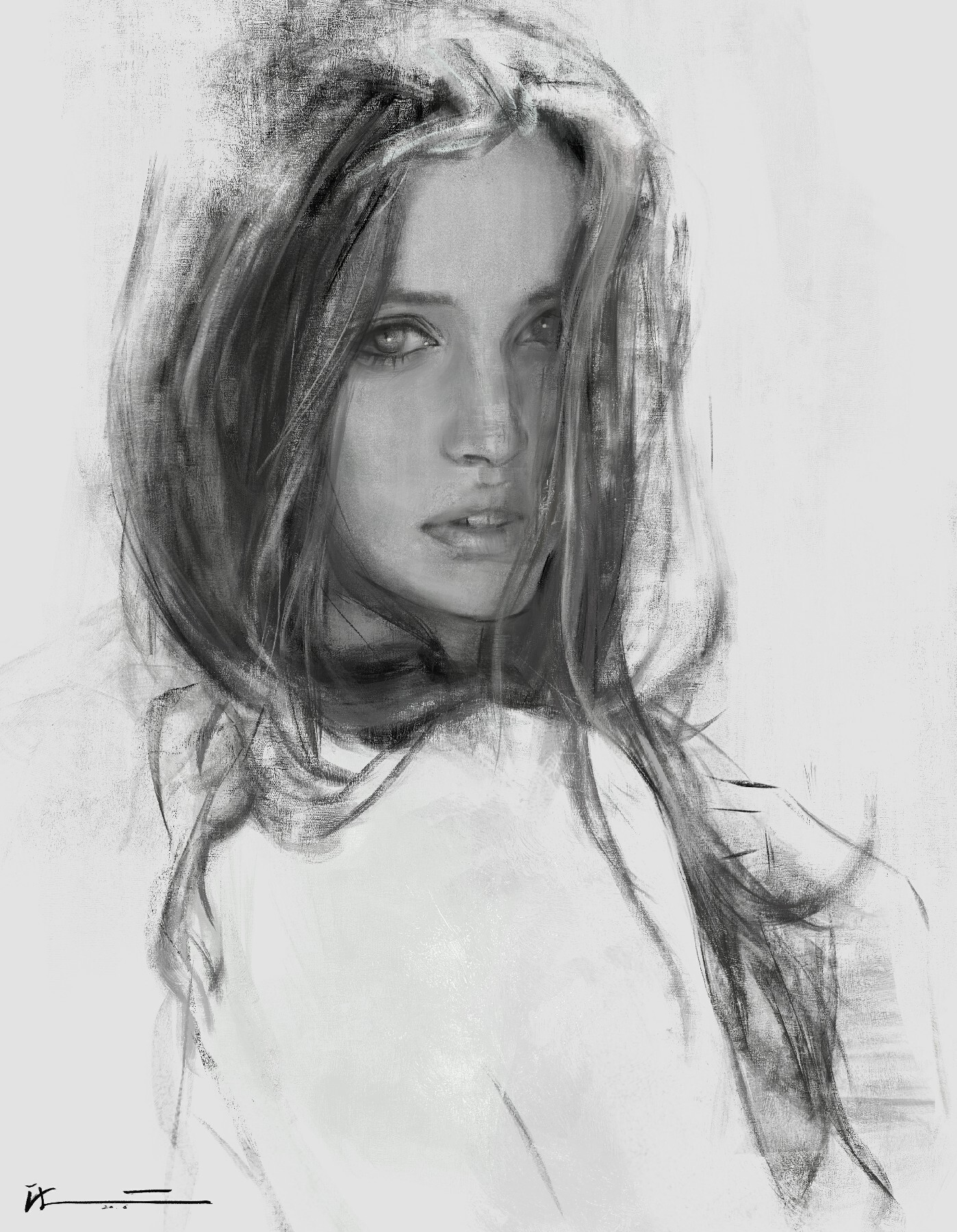ArtStation - Portrait sketch 14