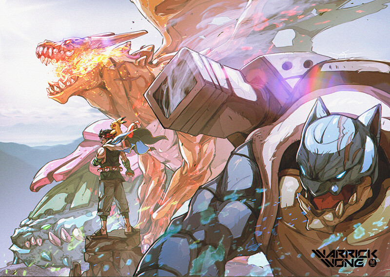 ArtStation - POKEMON: The Lost Hero of the Great Kanto War
