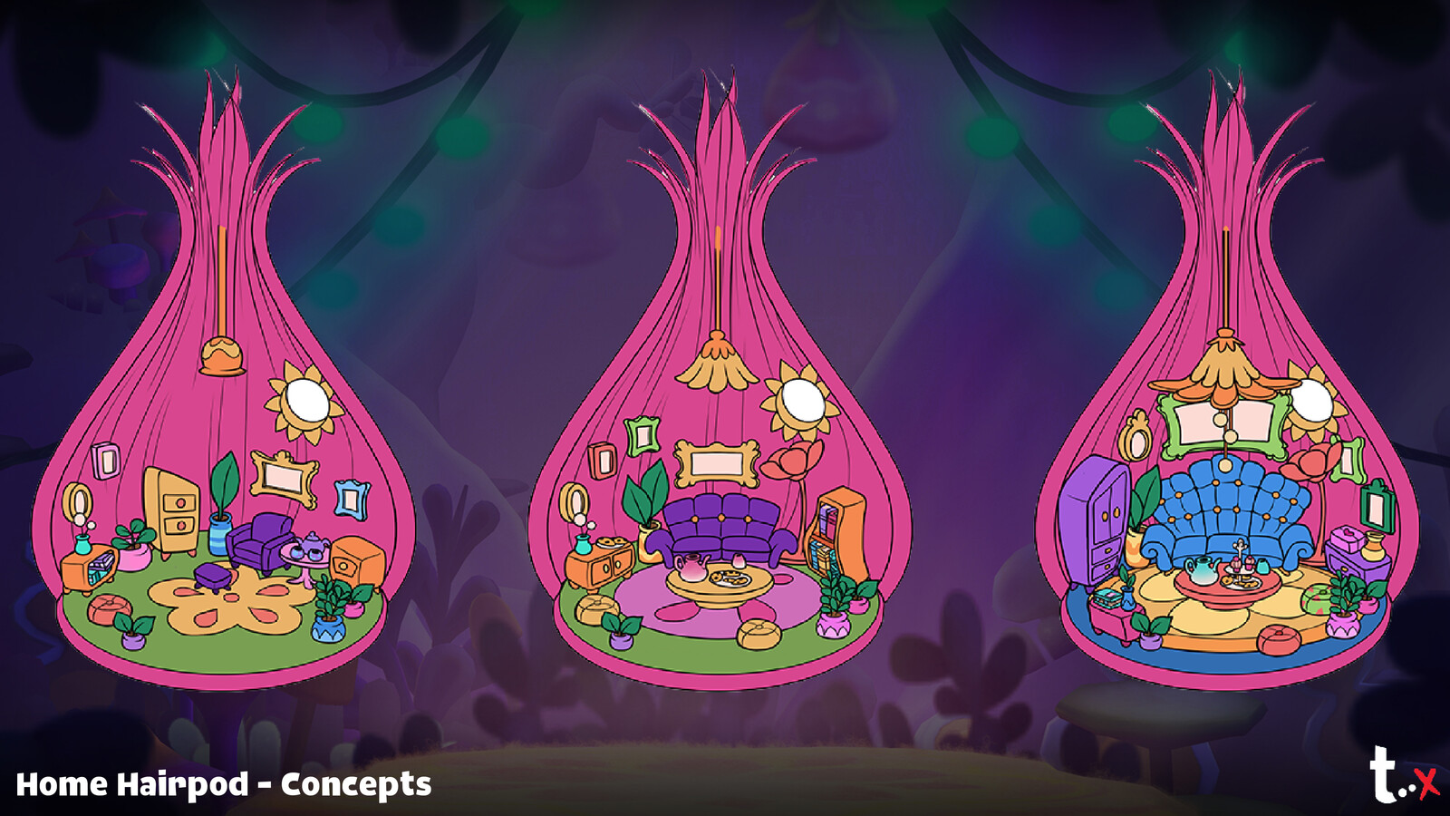 Next, Munise Sertel did the line-art and colors. In this example, for the Home-Pod.