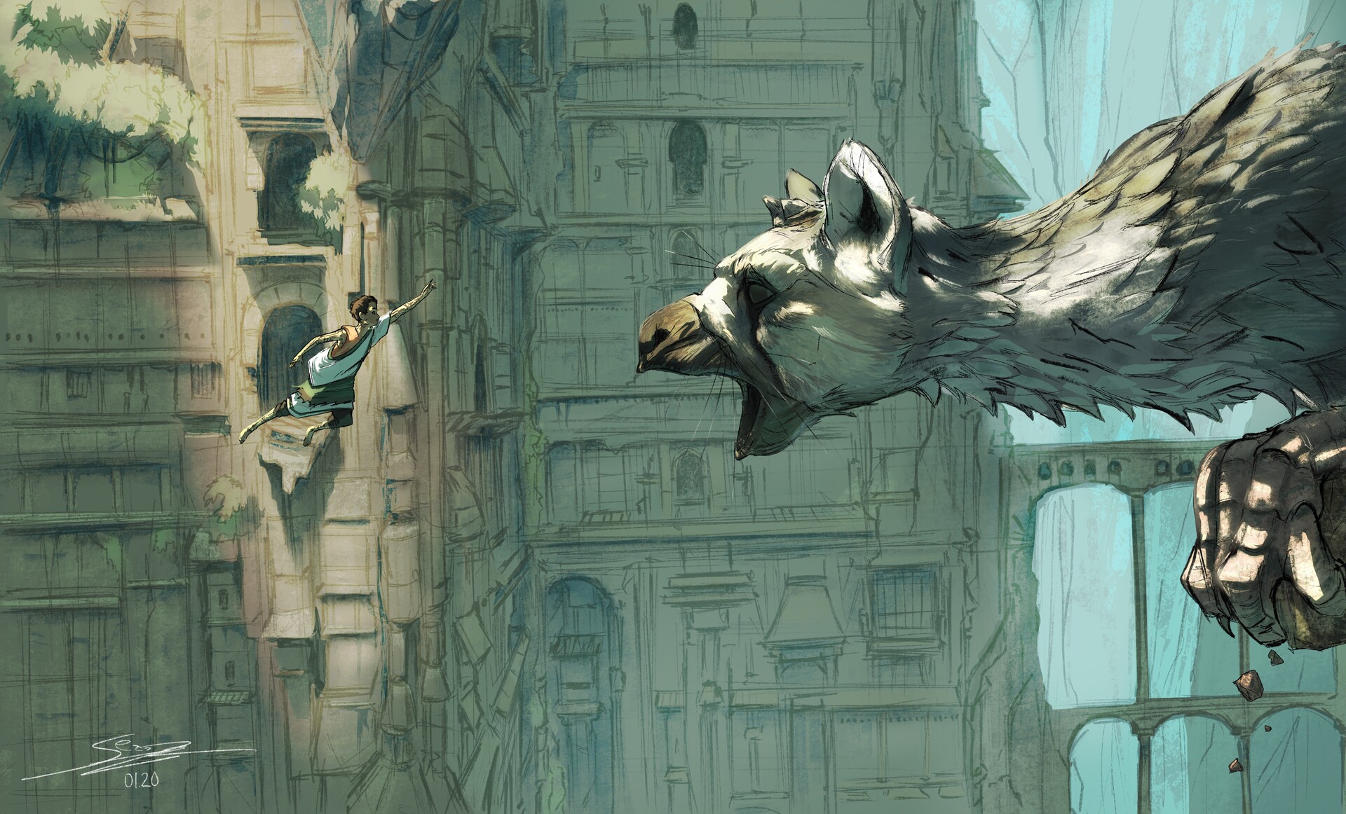 ArtStation - The Last Guardian Collector's Edition