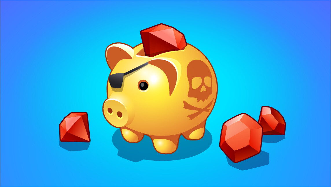 Piggy outlet bank game