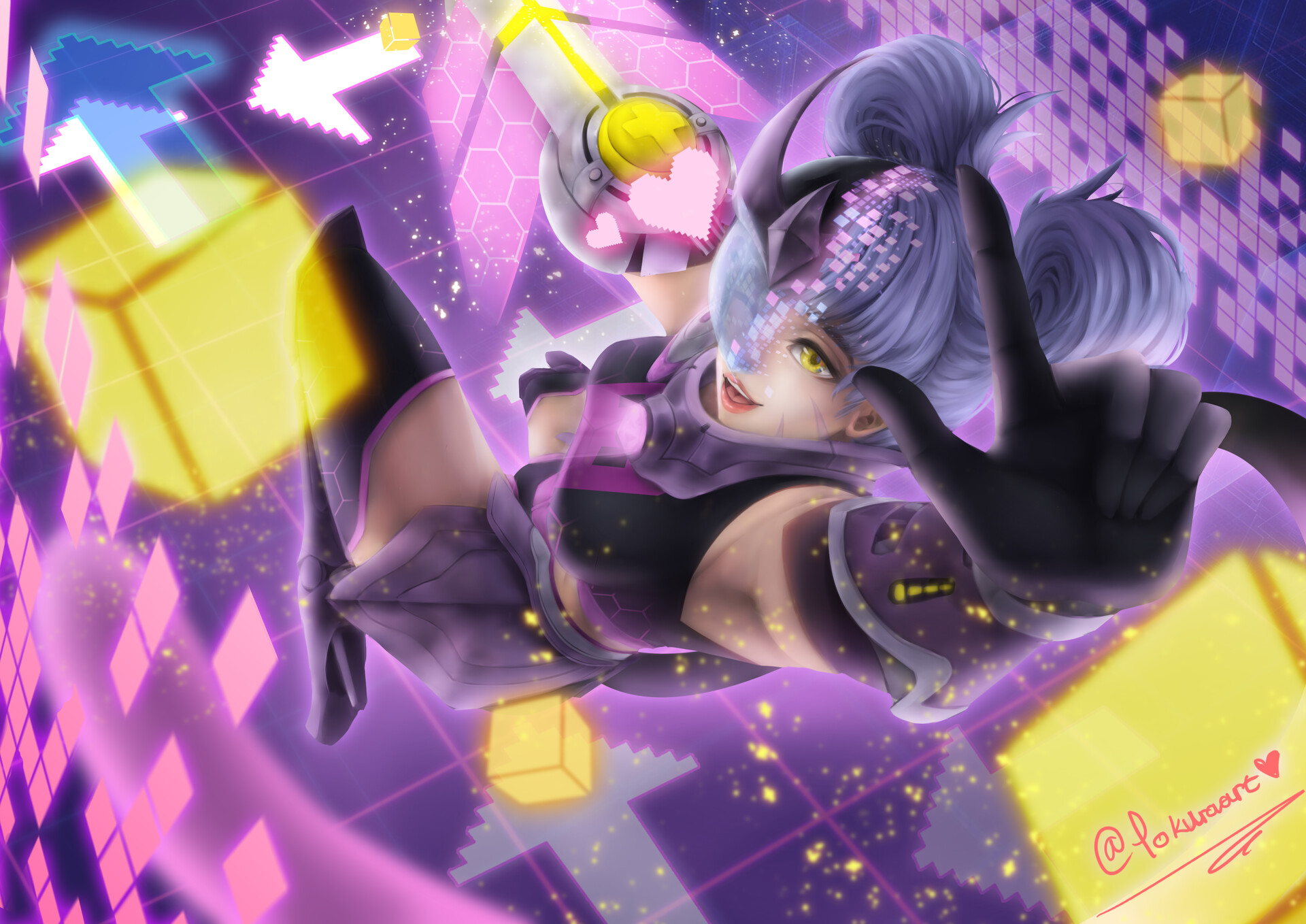 Artstation Wanwan Pixel Blast Fanart Tokuraart