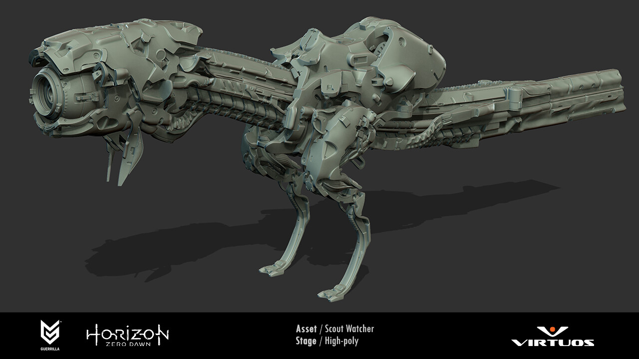 Scout Watcher: High-Poly
