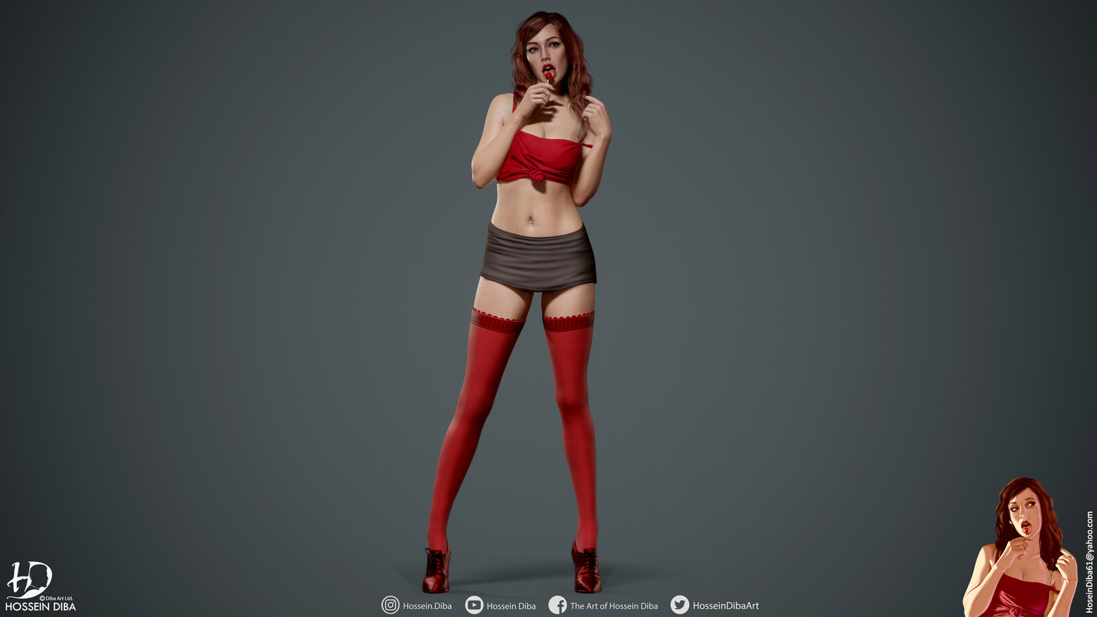Here is my take on the cover girl from GTA IV, Lola Del Rio. https://www.yo...