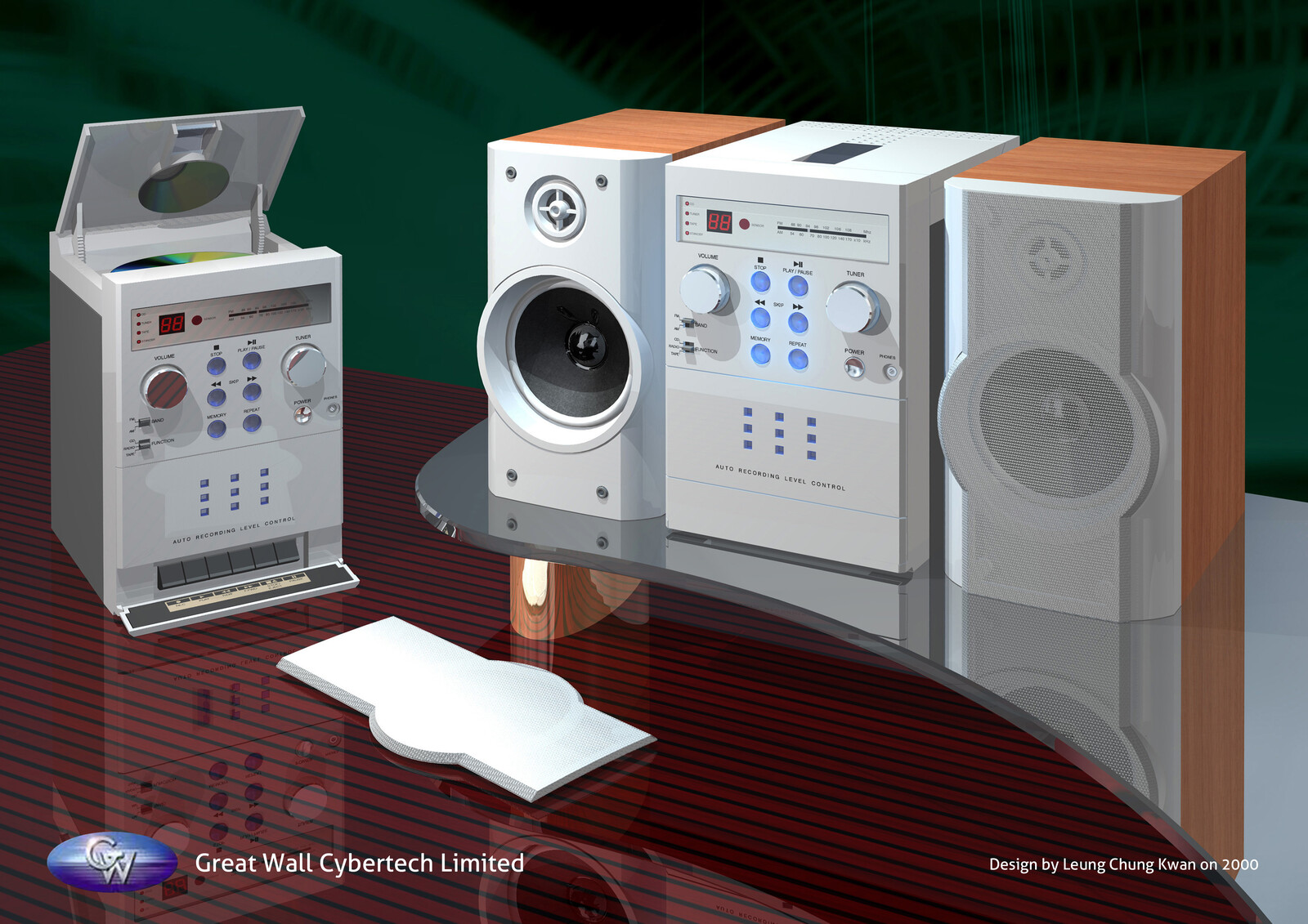 💎 Mini Hi-Fi System |  Design by Leung Chung Kwan on 2000 💎
Brand Name︰ROWA | Client︰Great Wall Cybertech Limited
More︰http://bit.ly/gw-m101-hf66