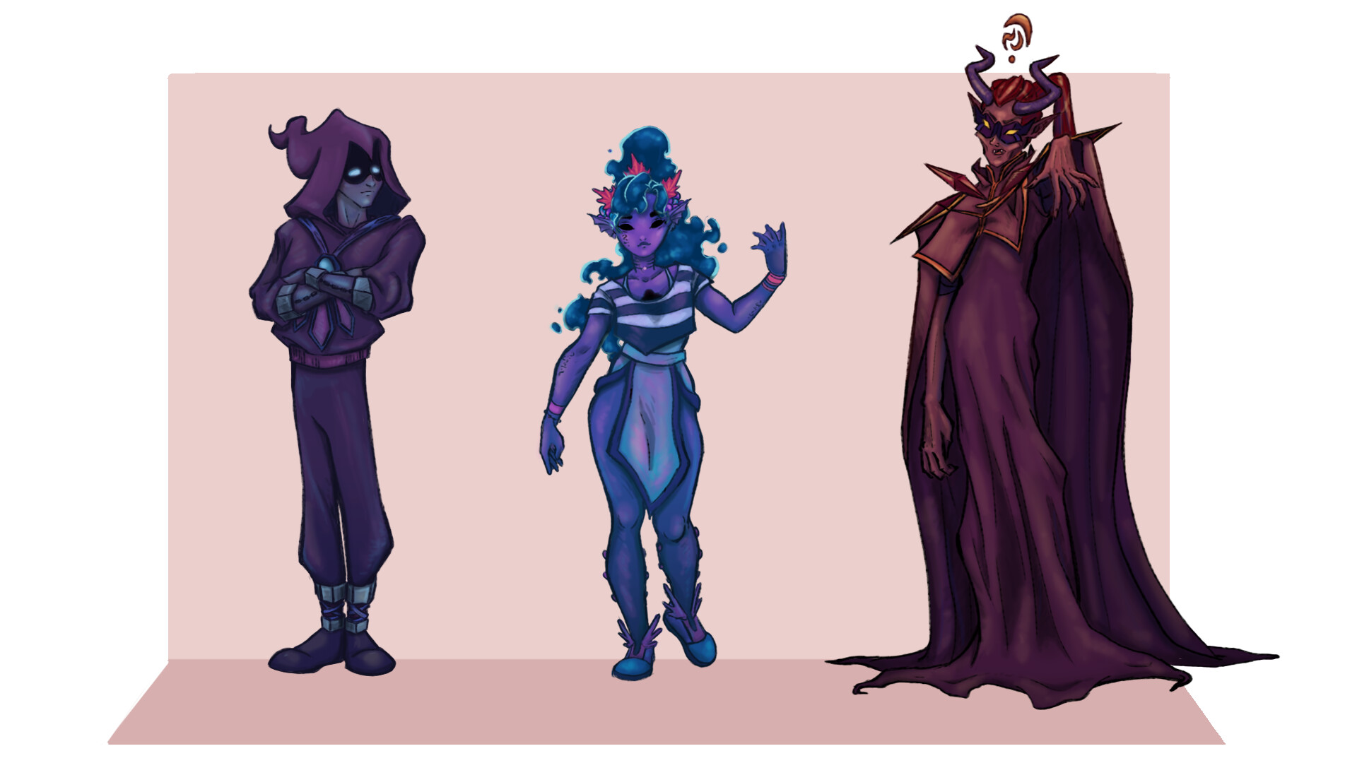 ArtStation Monster School Character Poses lineup artstation-monster-school-character-poses-lineup