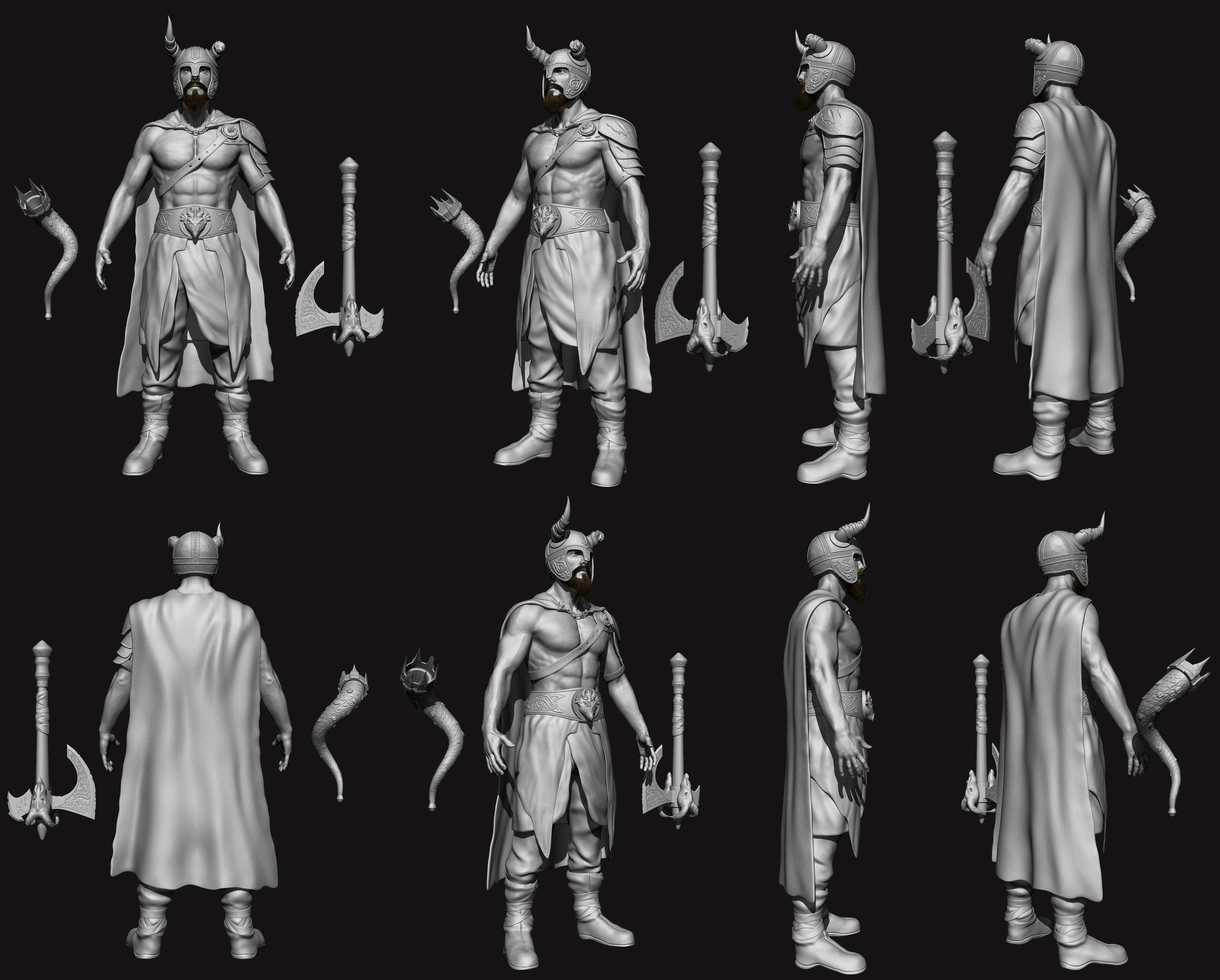 Görkem Uzun - Warmother Concept Sculpt