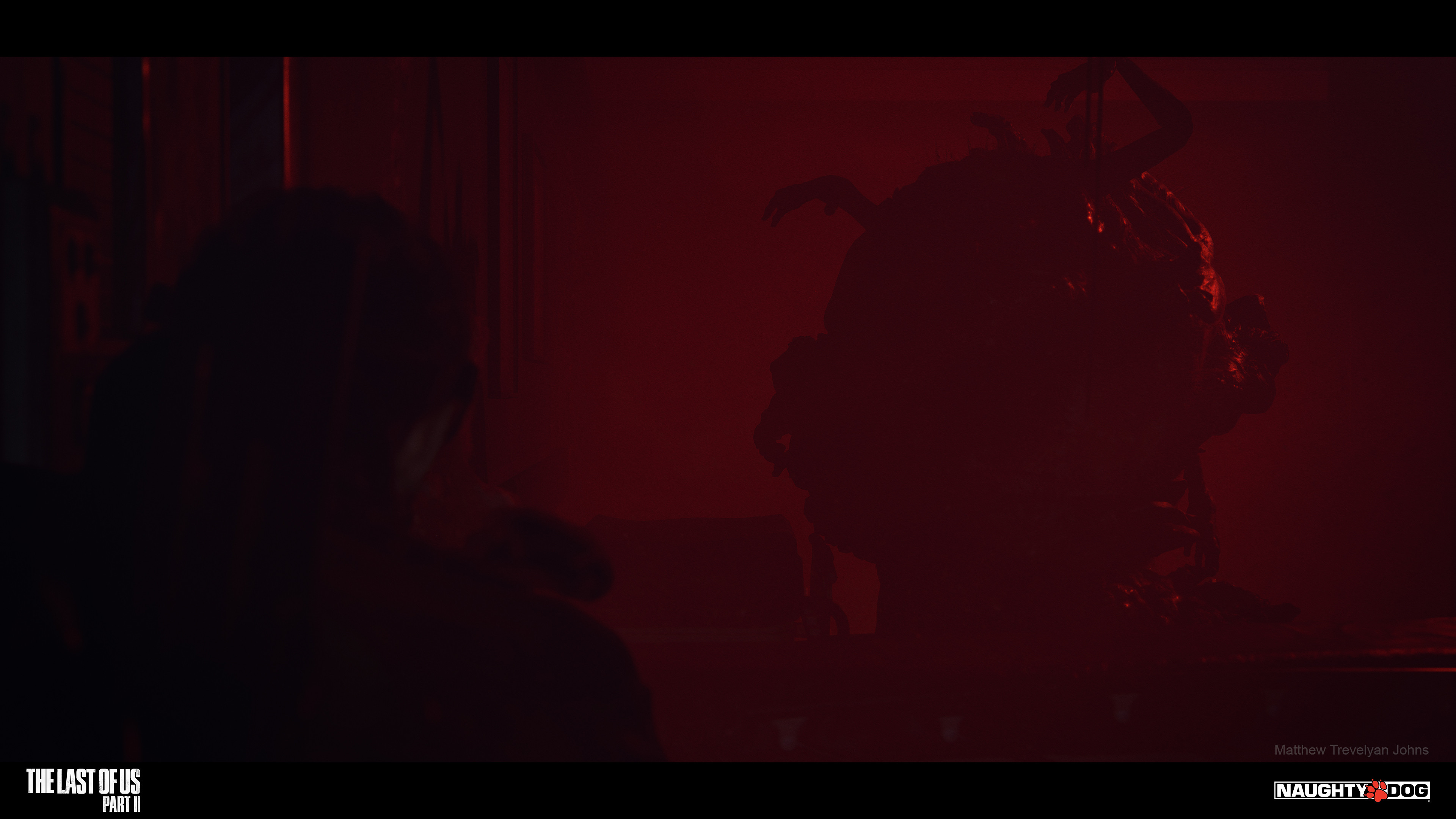 The red emergency lighting that flashes throughout this sequence gives the player the opportunity to see the shadow of the ratking as it gains on you, it's one of my favourite things about this whole sequence...that sense that it's right on your heels