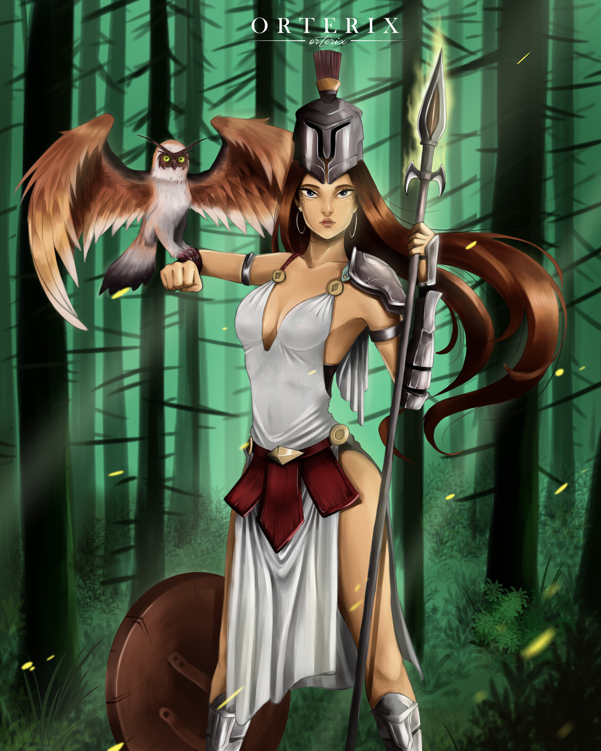 ArtStation - Athena Goddess of War, Wisdom, & Craft