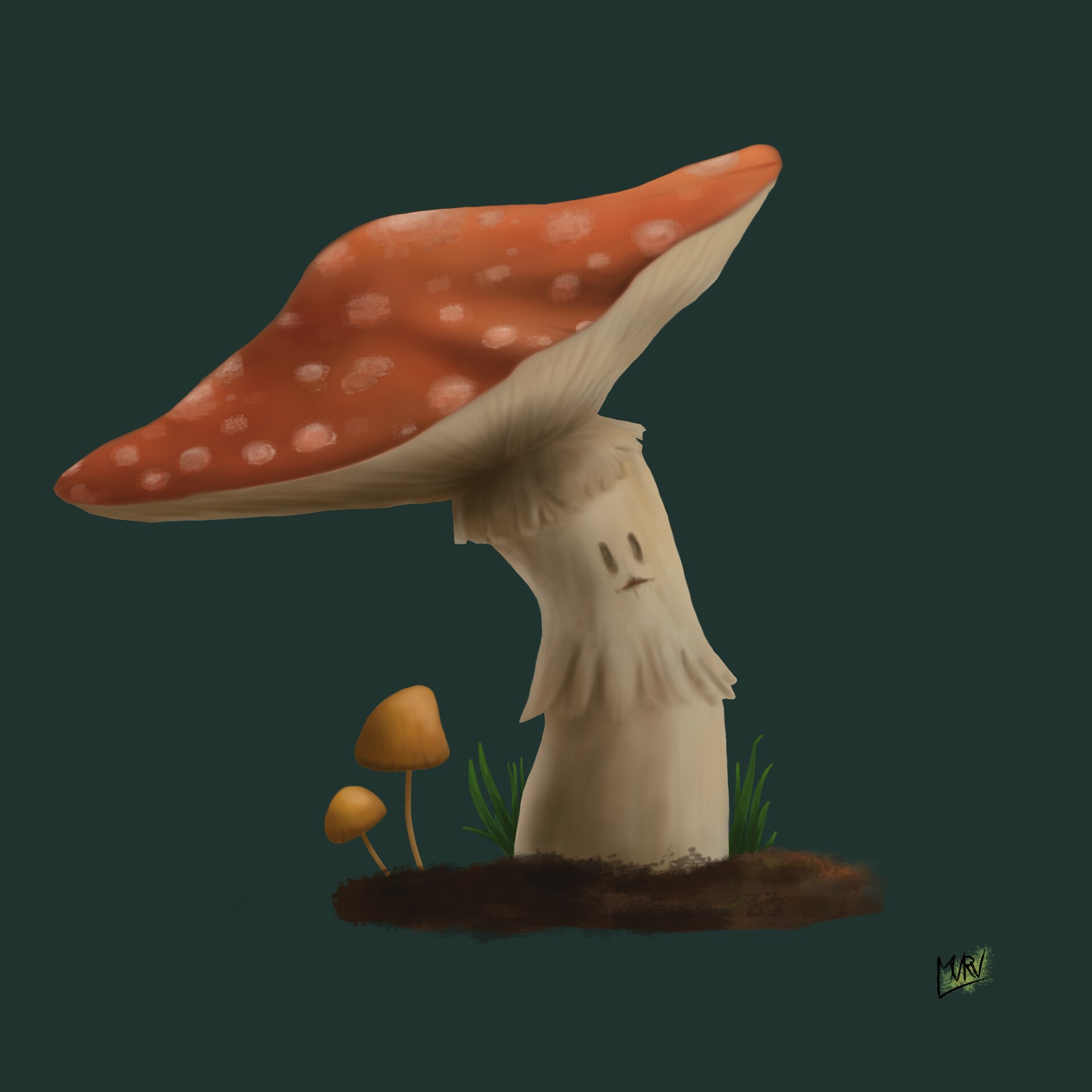 ArtStation - Happy Mushroom