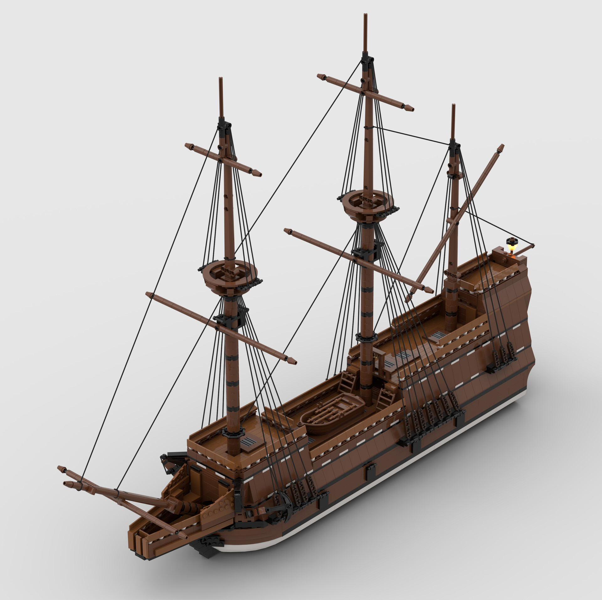 Alberto Puime Otin Mayflower Lego ship