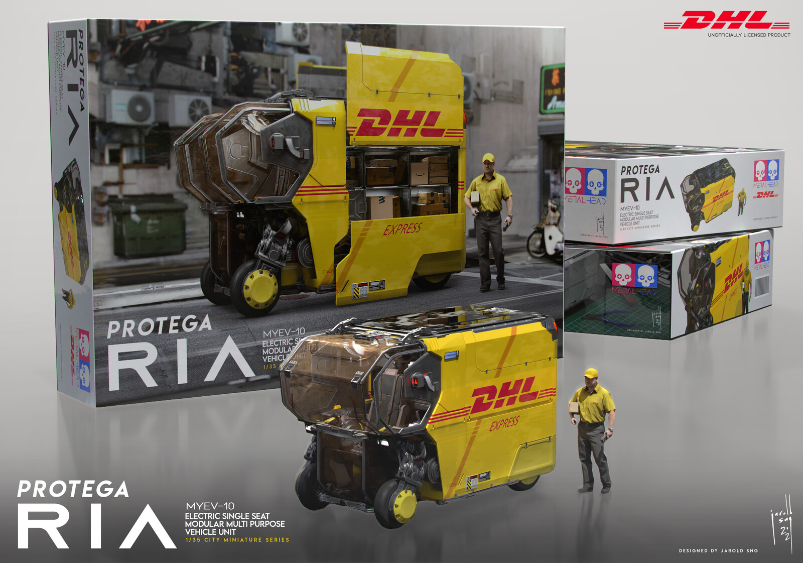 Vehicle Concept - PROTEGA - RIA, DHL Skin
