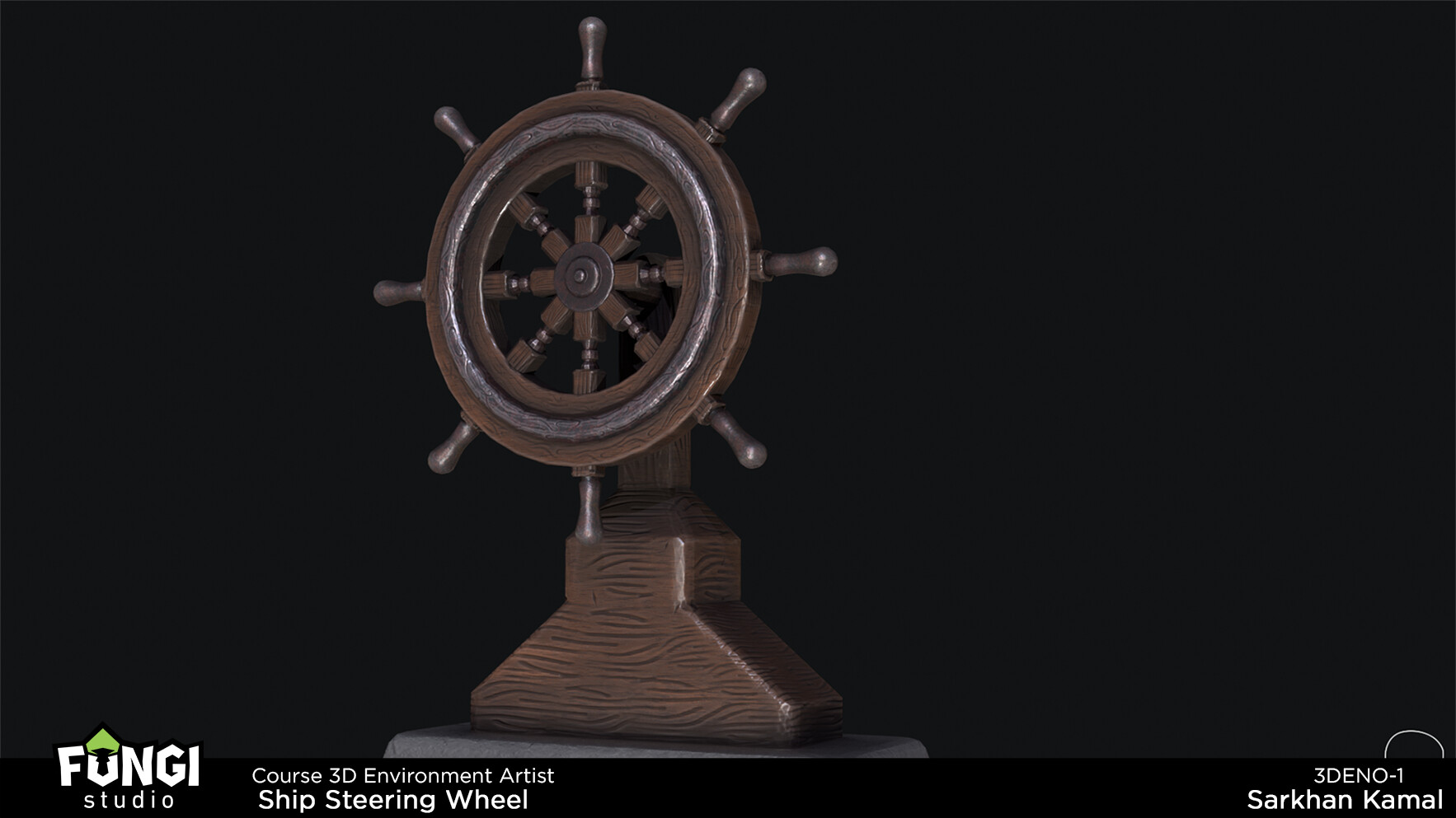 ArtStation Ship Steering Wheel