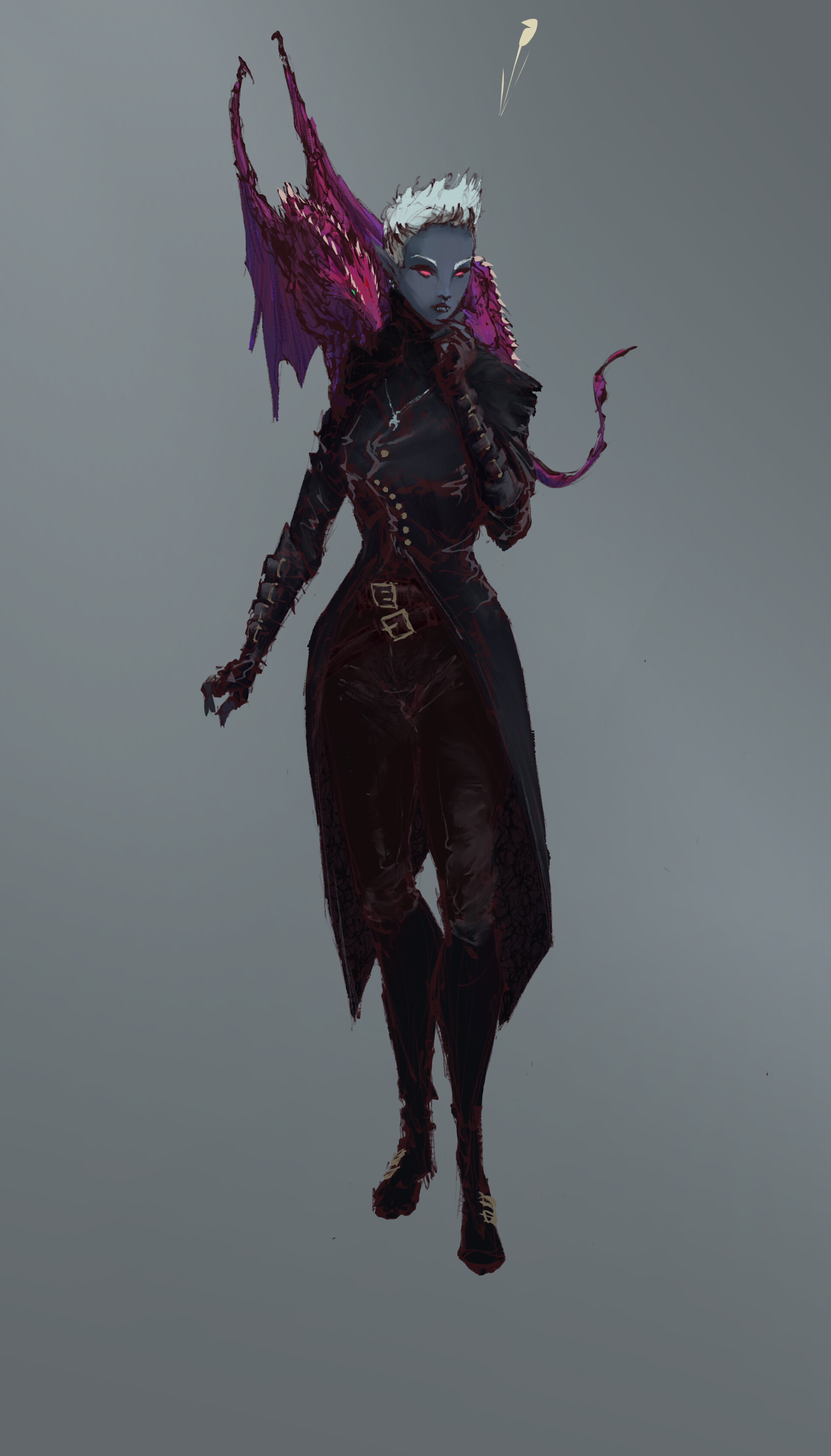 female drow warlock