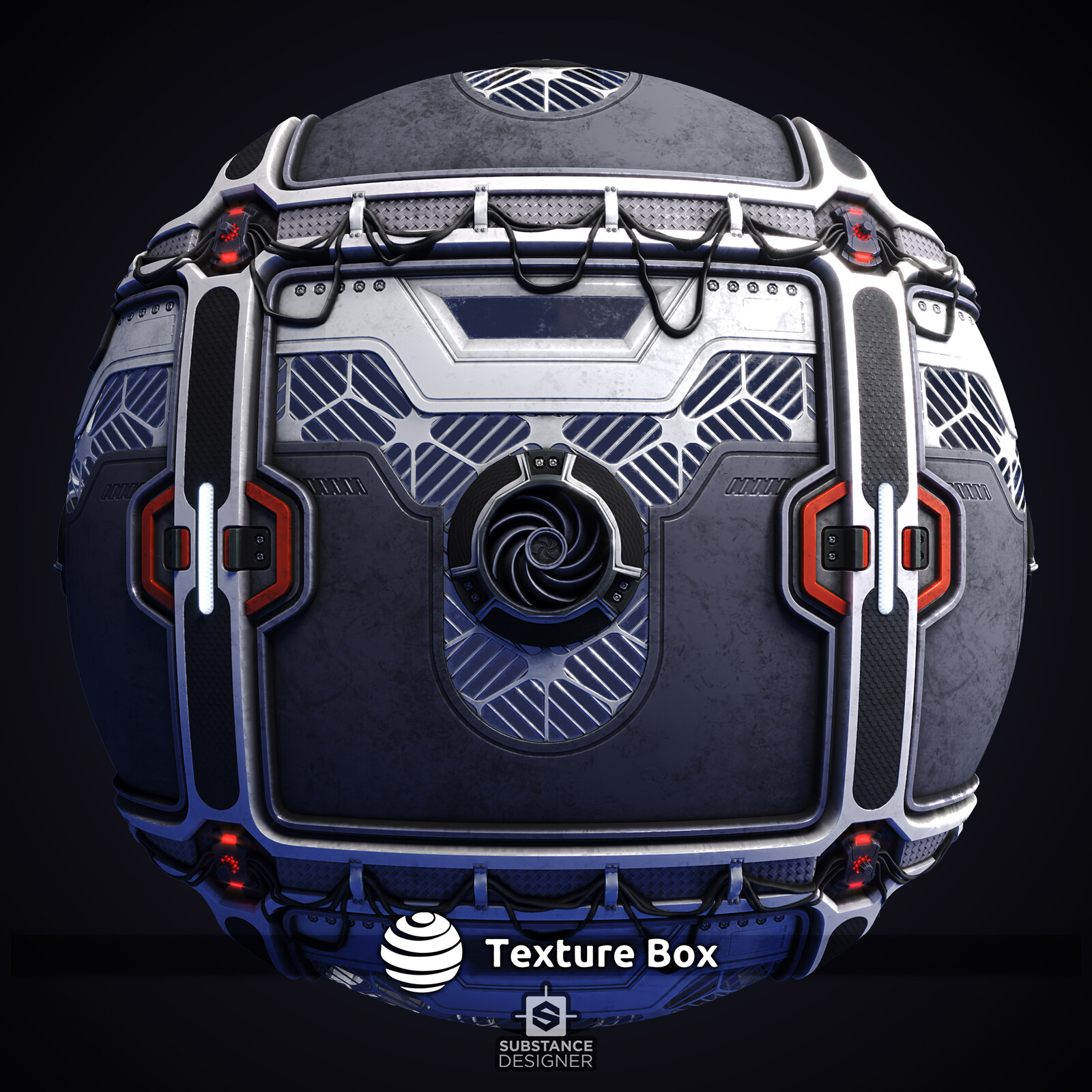 SciFi Window Panel | %100 Substance Designer