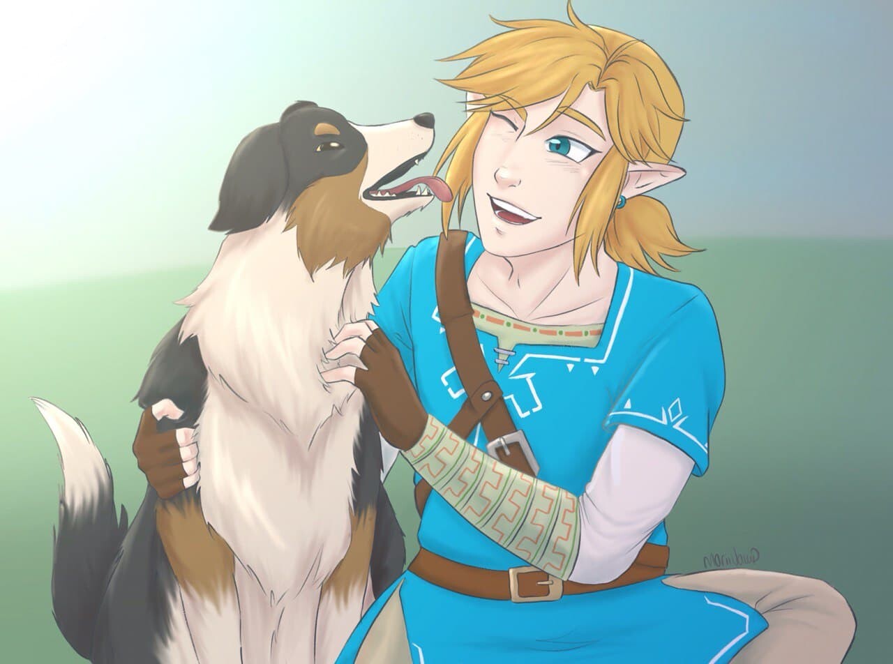 can i pet dogs in botw