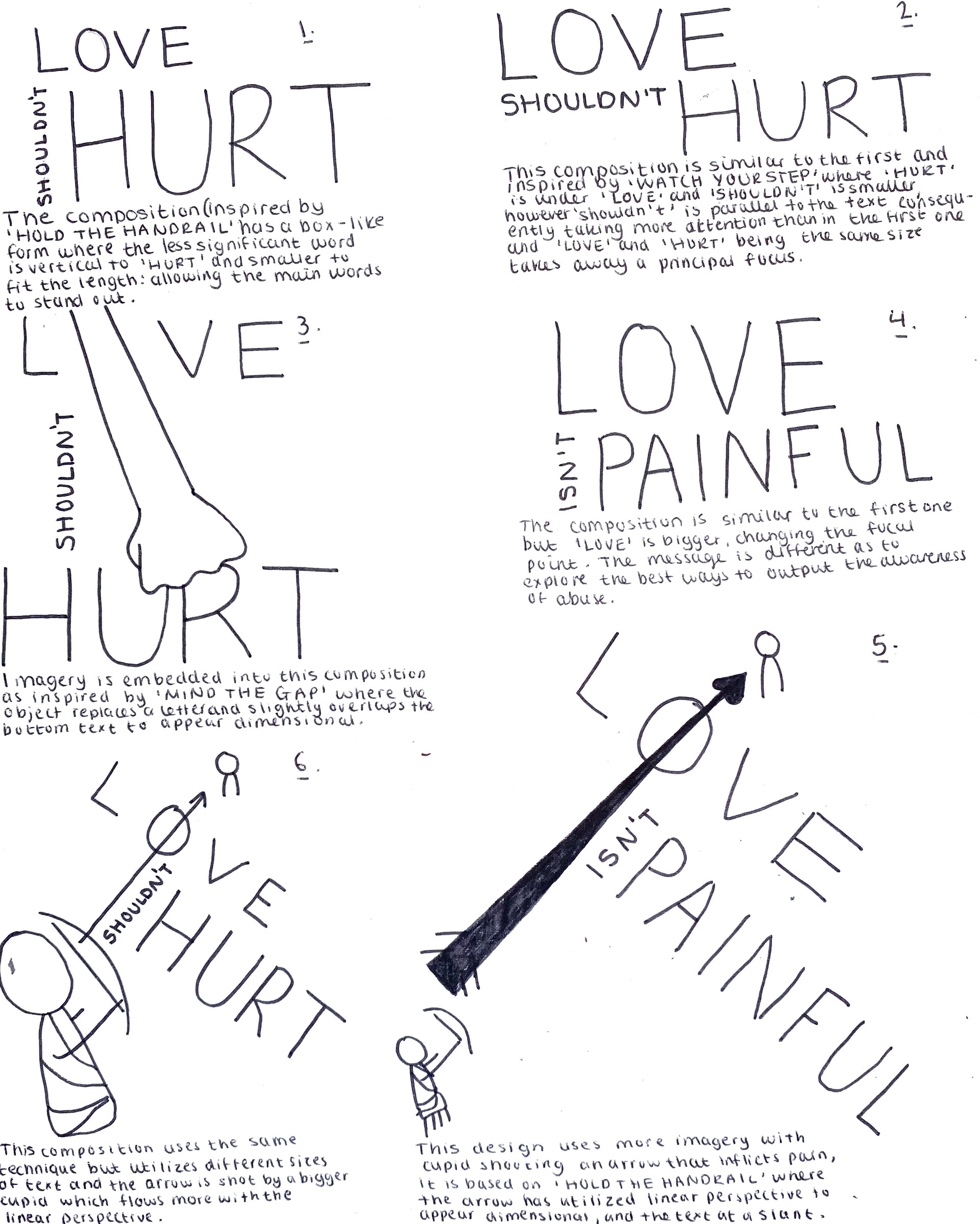 Sketchbook Work – Love Hurts – Johnny 'Toons