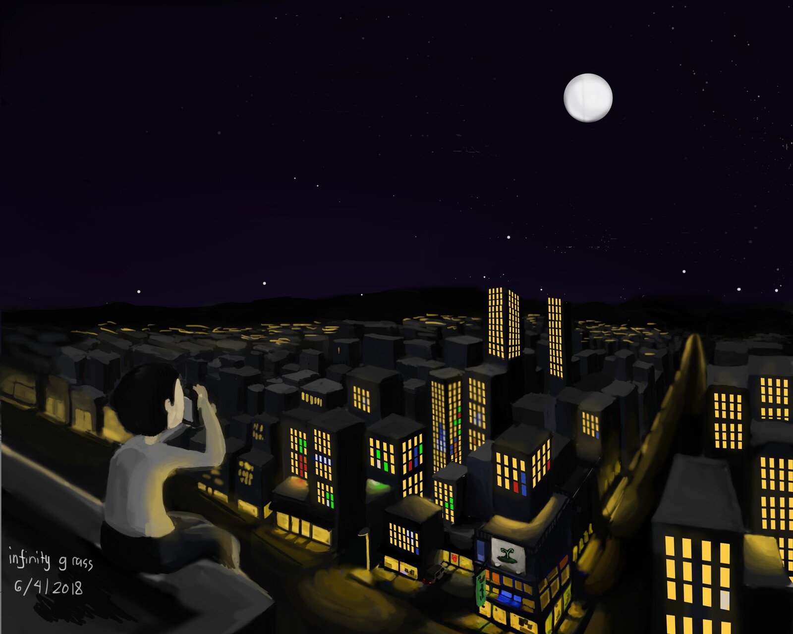 Capturing the night