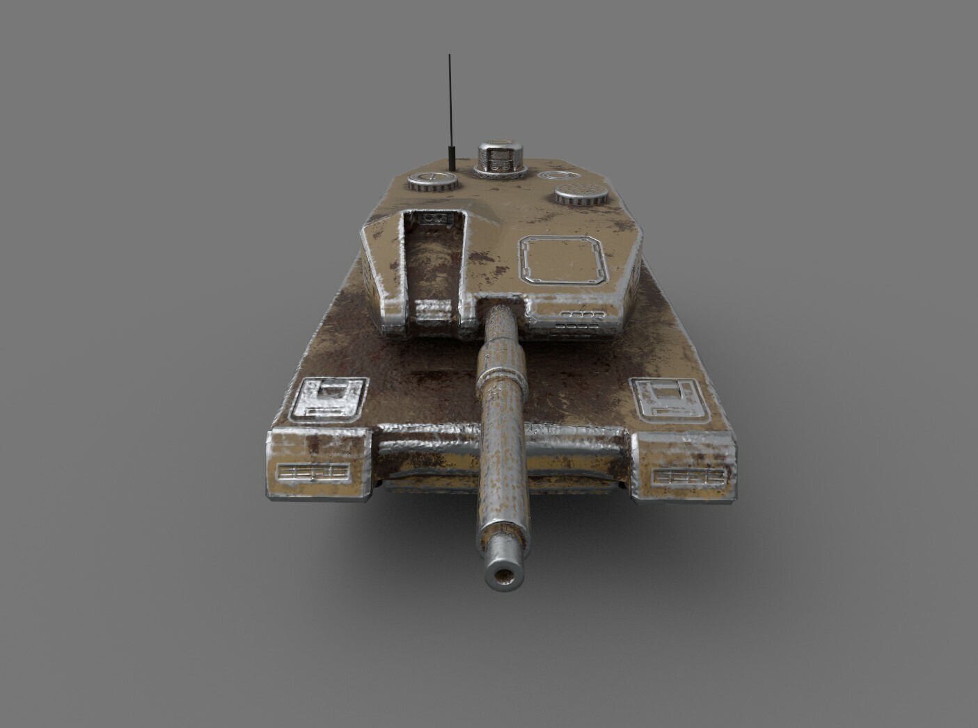 Rusty Leopard 2 tank