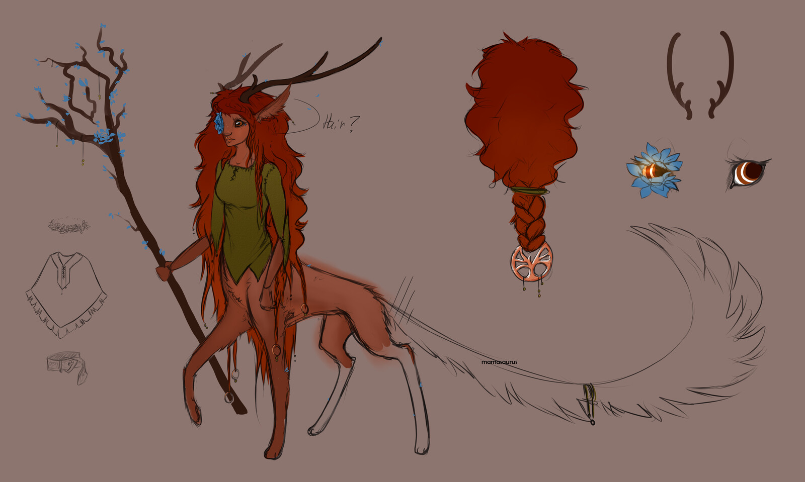 tweaking different hair style changes and colors still.