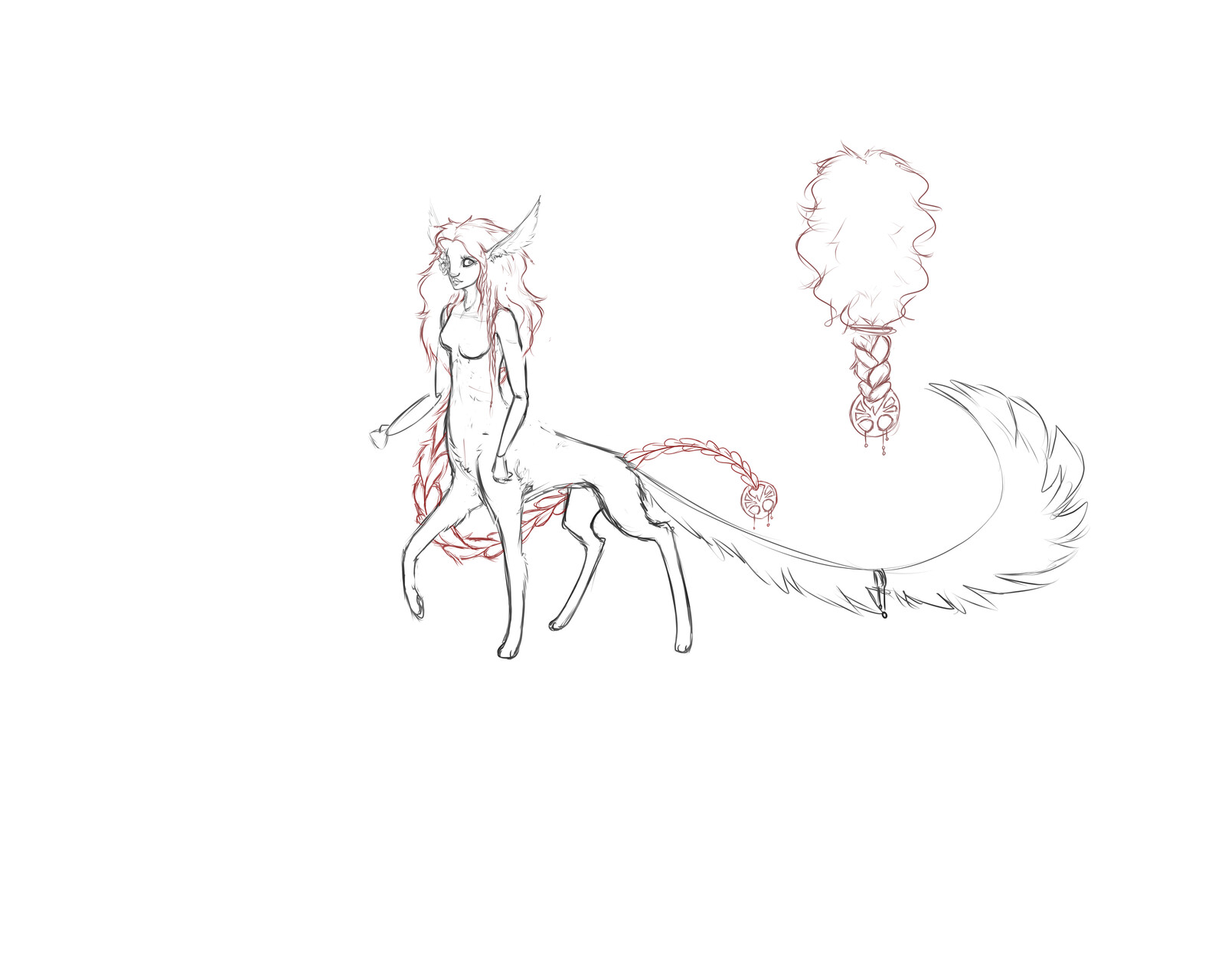 Working out Hairstyles