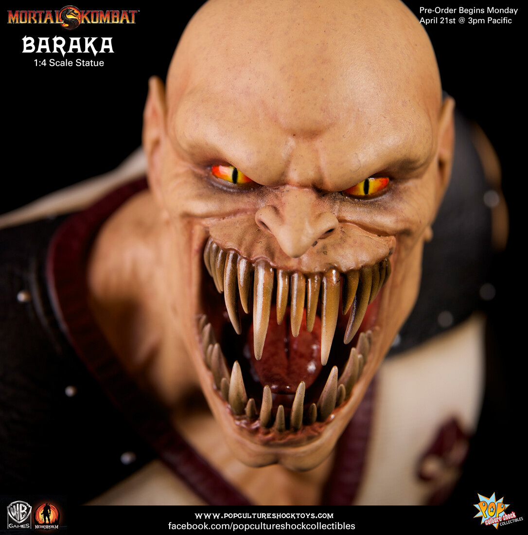 ArtStation - Mortal Combat - Baraka - 1/4th scale statue