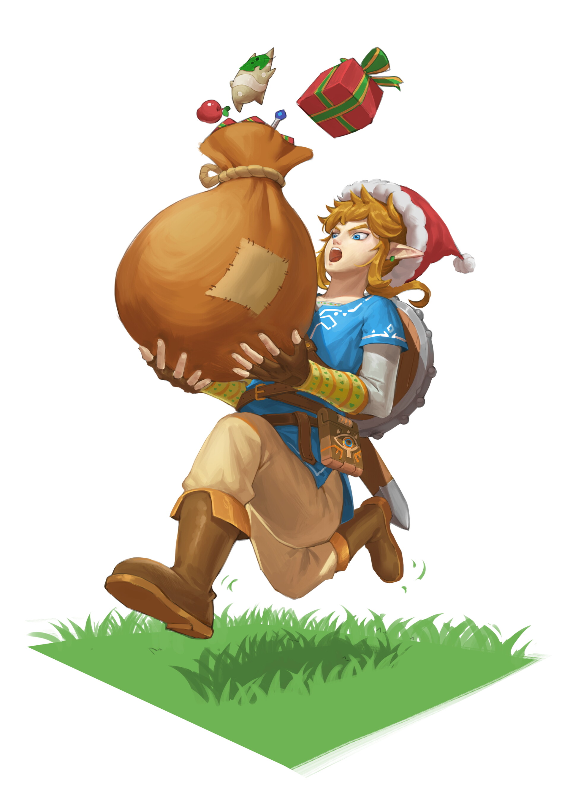 ArtStation - Model Link, zelda breath of the wild