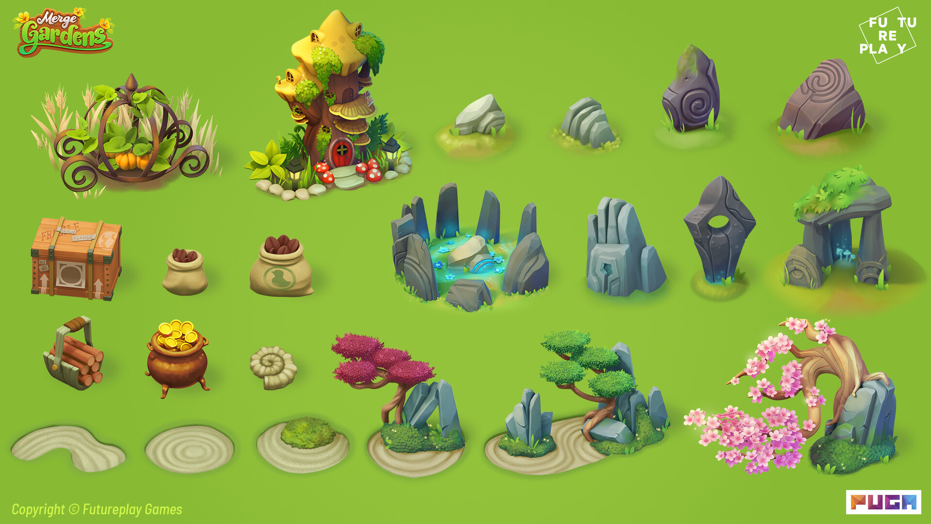 PUGA Studios Merge Gardens