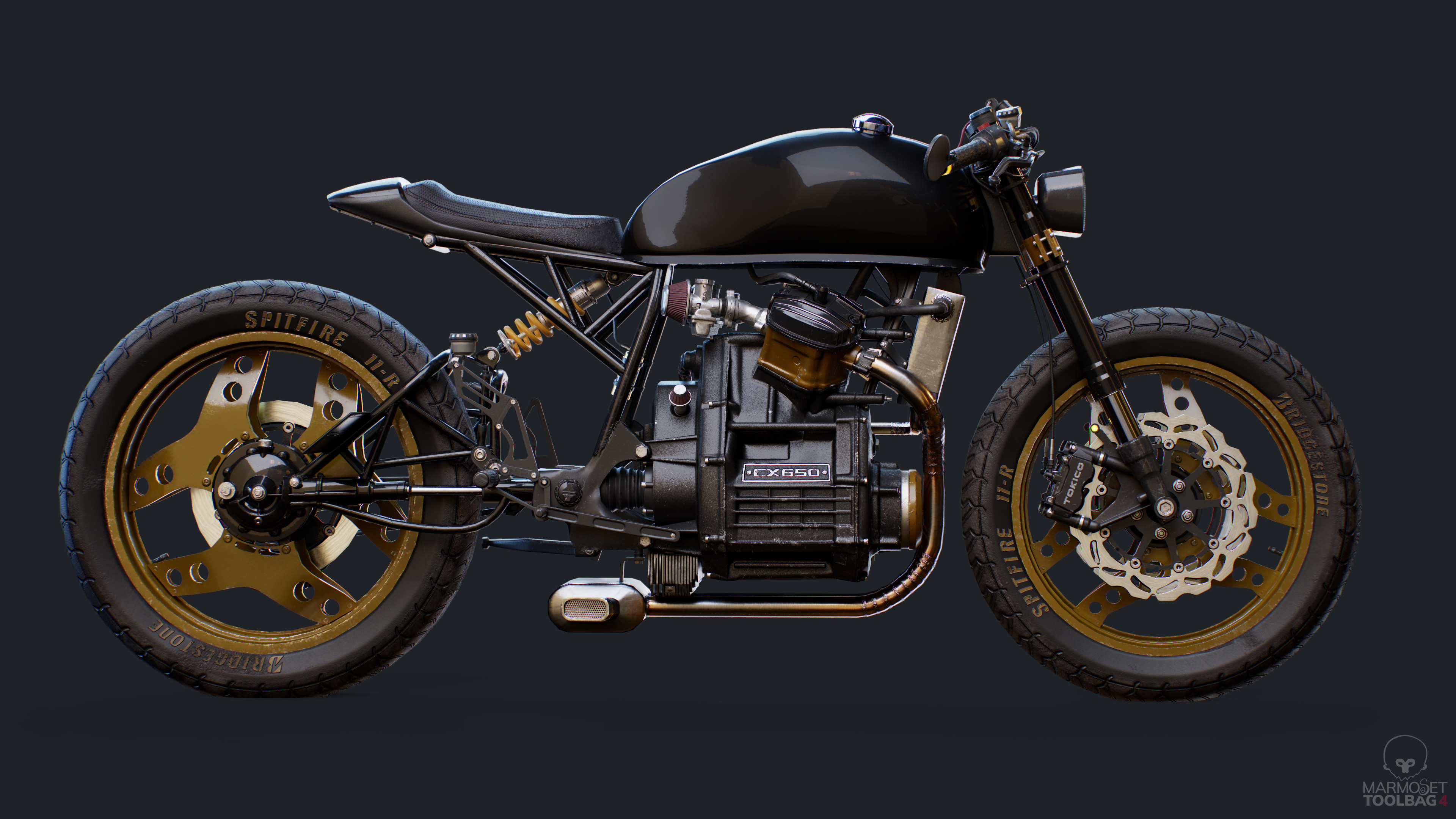 Eldar Seydamet Honda CX650 Cafe Racer Real Time