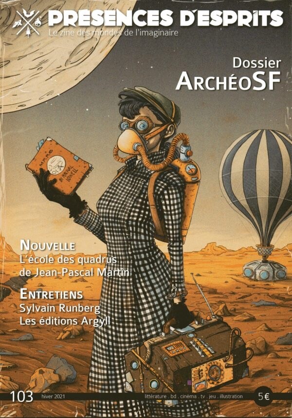 Nellie BLY on MARS - Présences d'Esprits - COVER