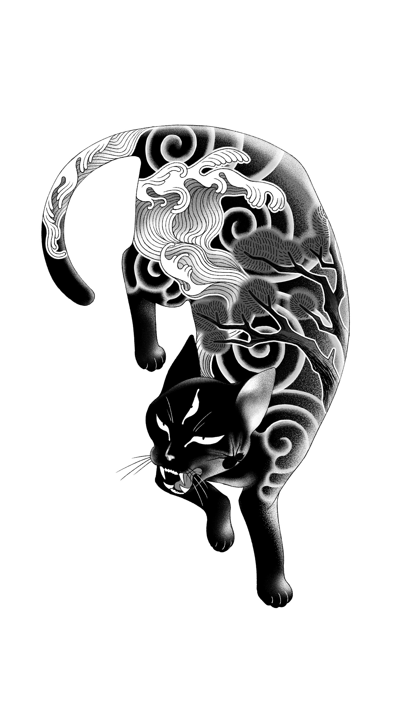 Artstation Tattoo Design Commission Works Roun Lee Artstation Tattoo Design Commission Works Roun Lee