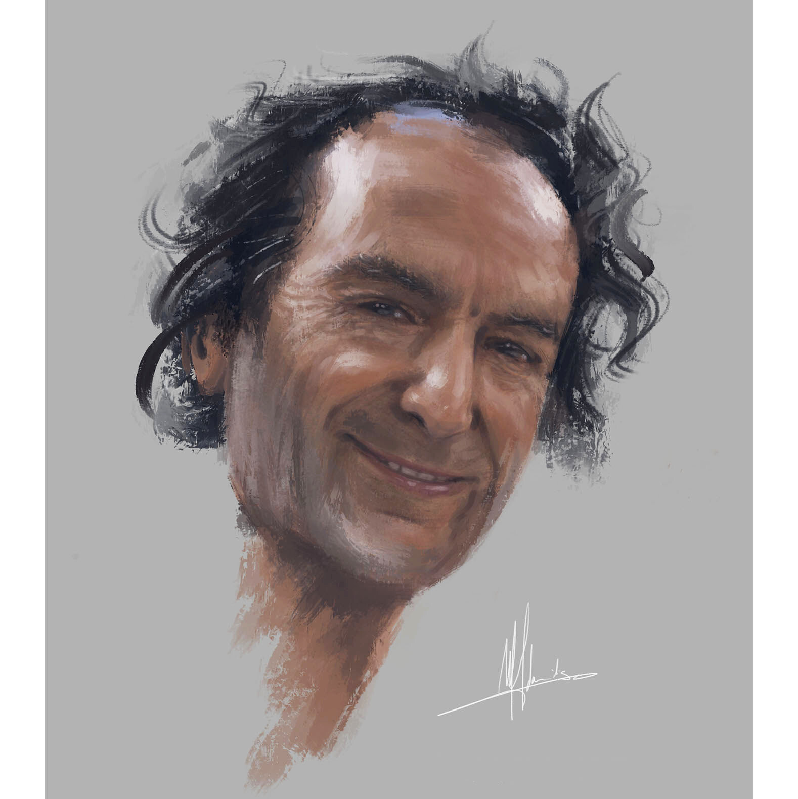 DIgital Portrait Painting - Painterly Oil/Oily Style (loose)