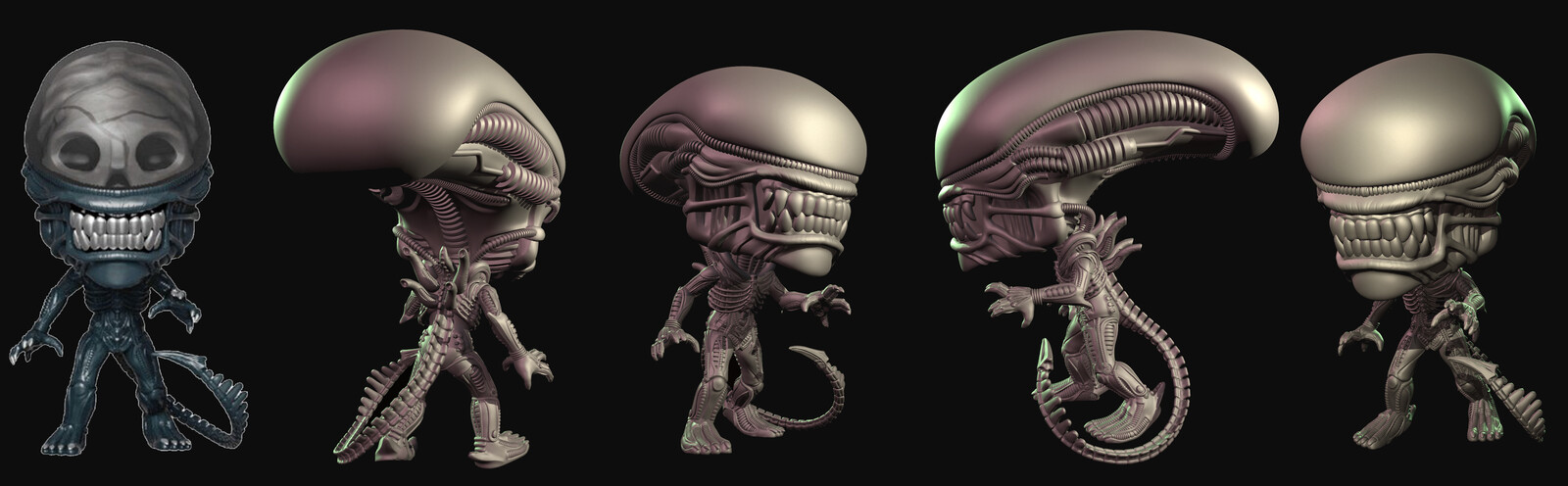 The Xenomorph! Was sooooo cool to work on these 40th anniversary pops. 