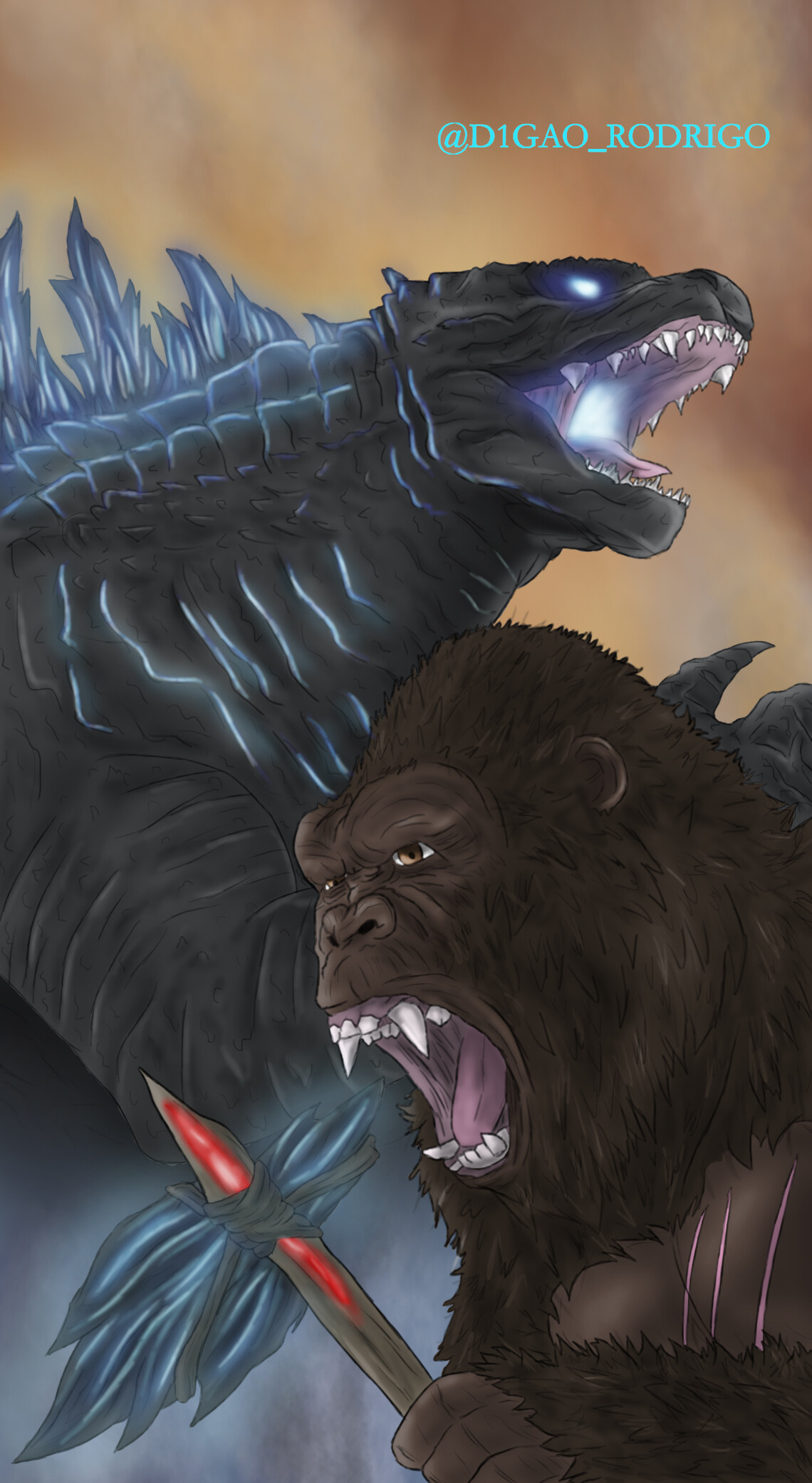 Featured image of post Godzilla Vs Kong Drawing 2020
