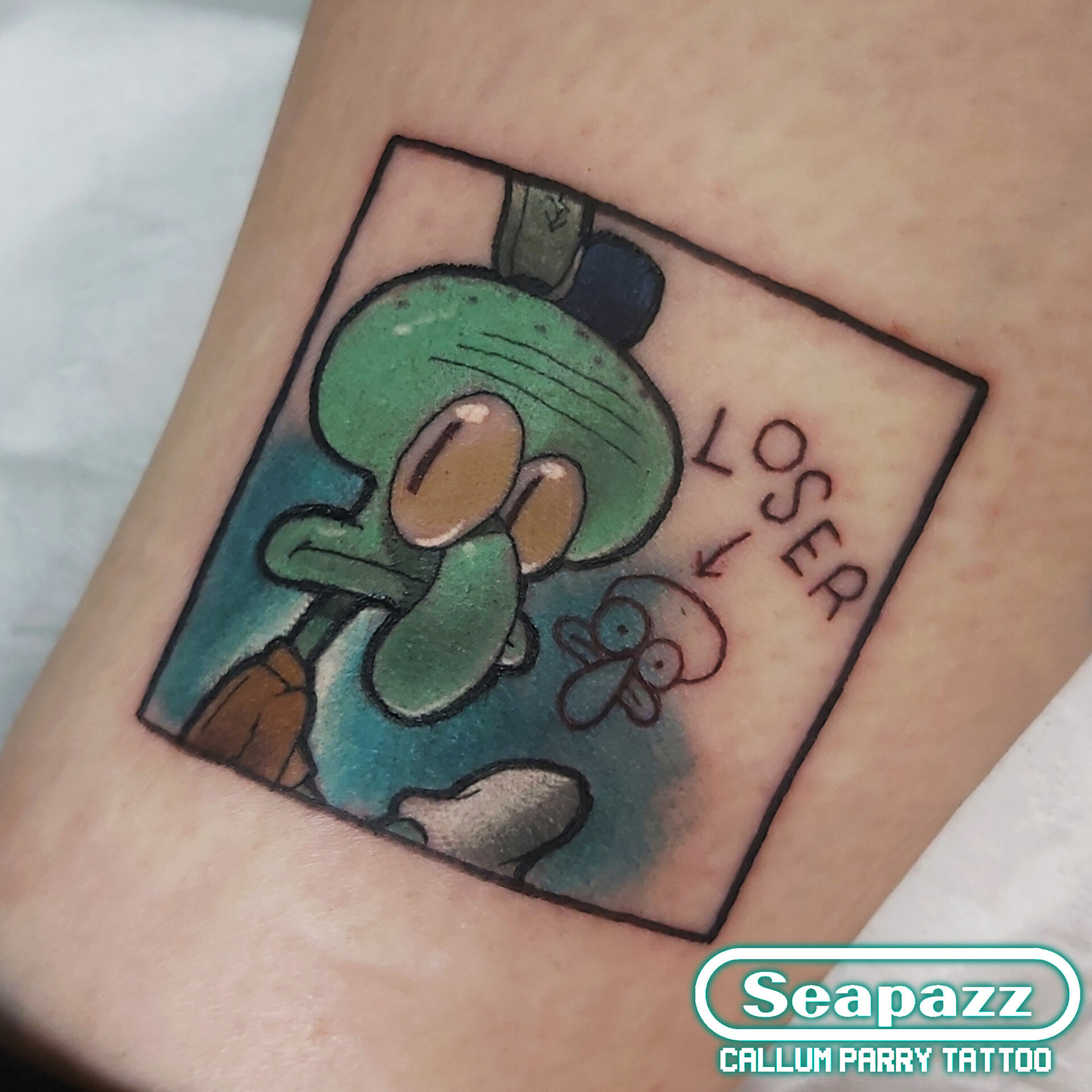 what does squidward tattoo meanTikTok Search