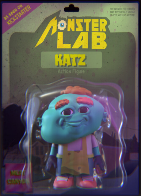 Michael Adams - Monster Lab Katz toy