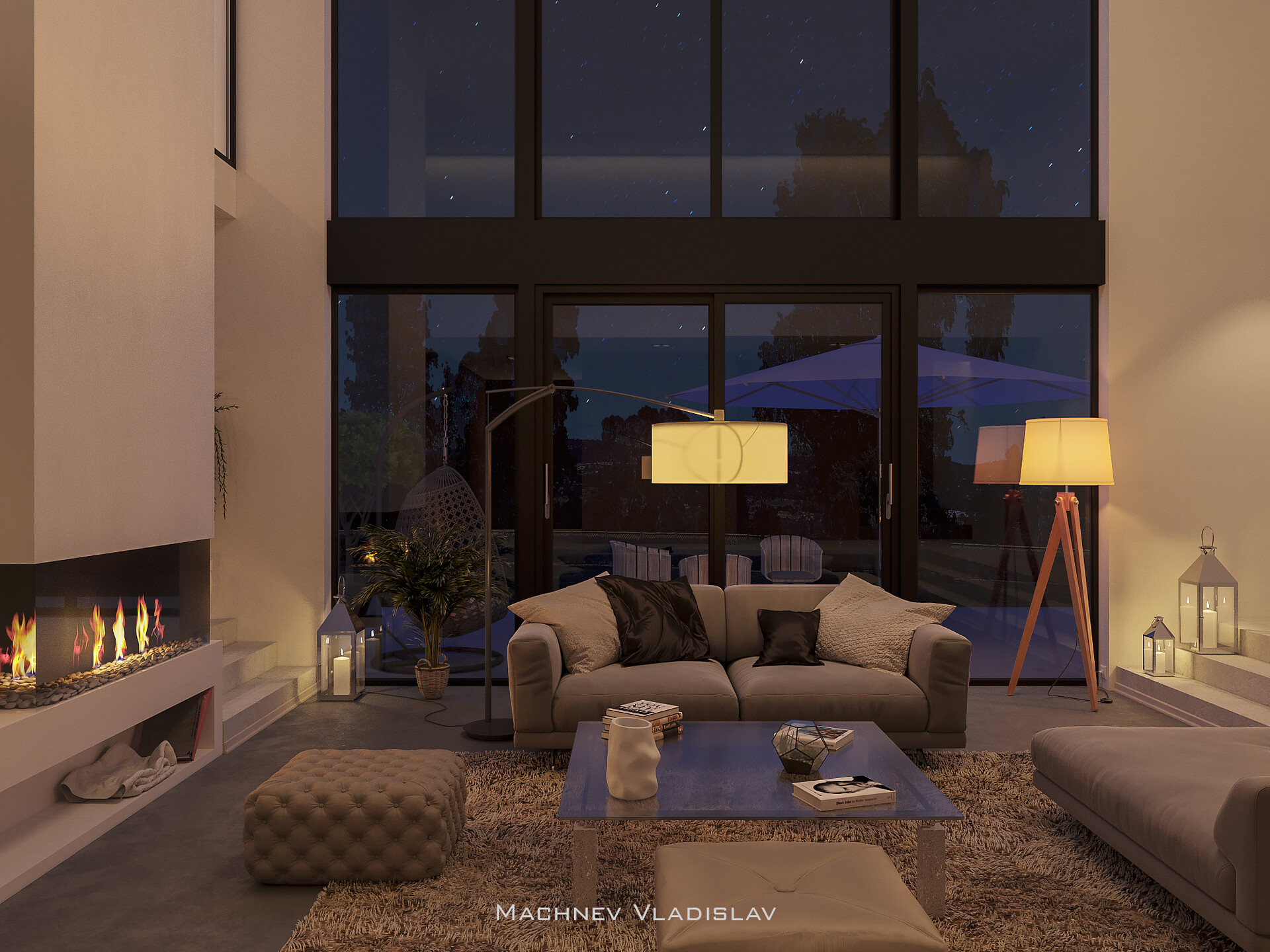 Artstation Modern House Vladislav Machnev