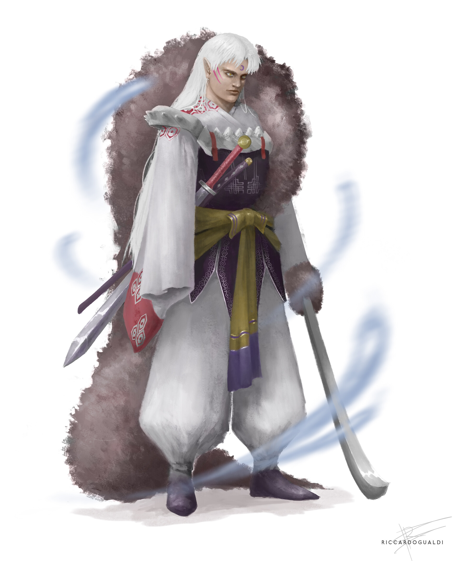 ArtStation Sesshomaru and Tessaiga