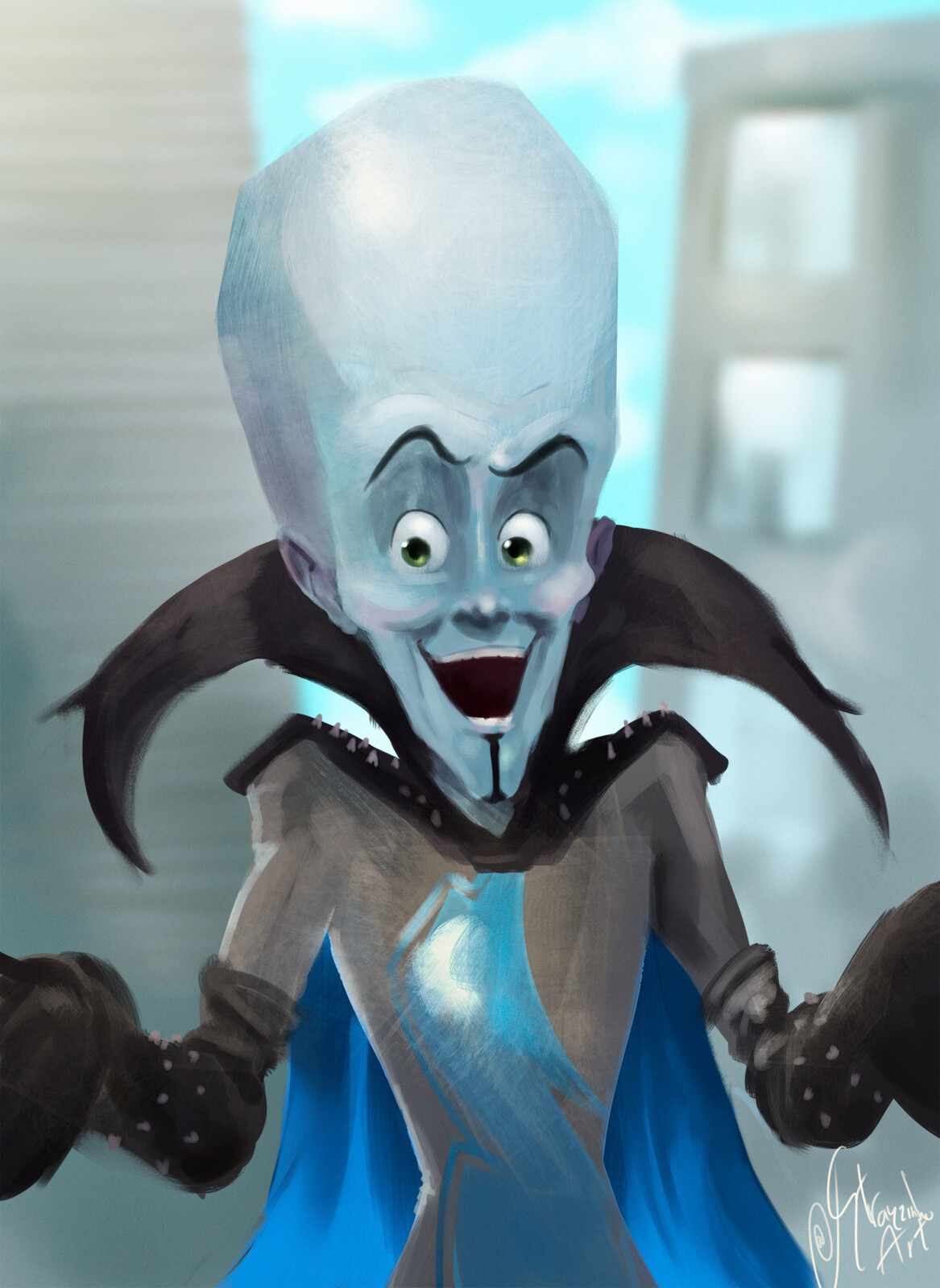 Artstation Megamind Strayzinho Art