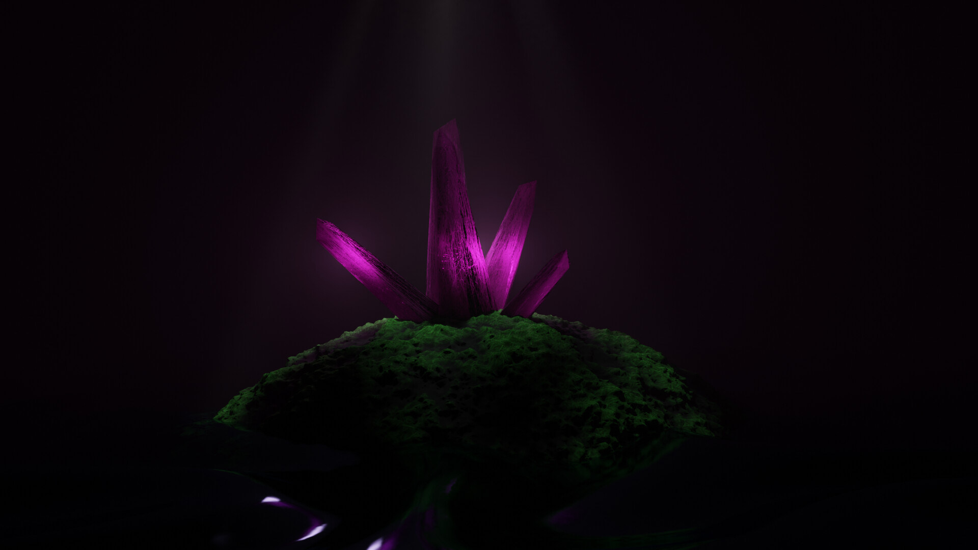 ArtStation Crystal In Cave