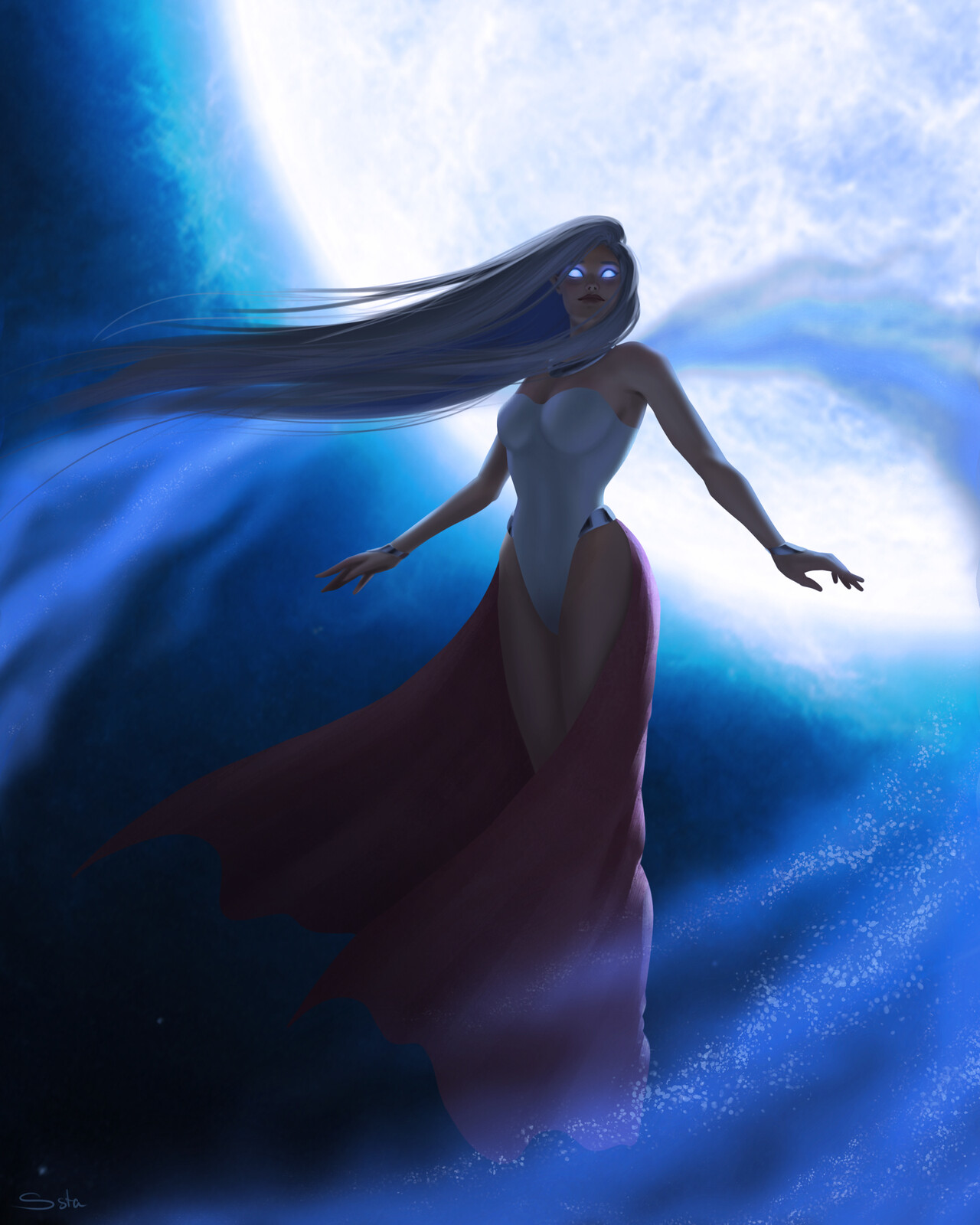 Fairy of a cosmic wind