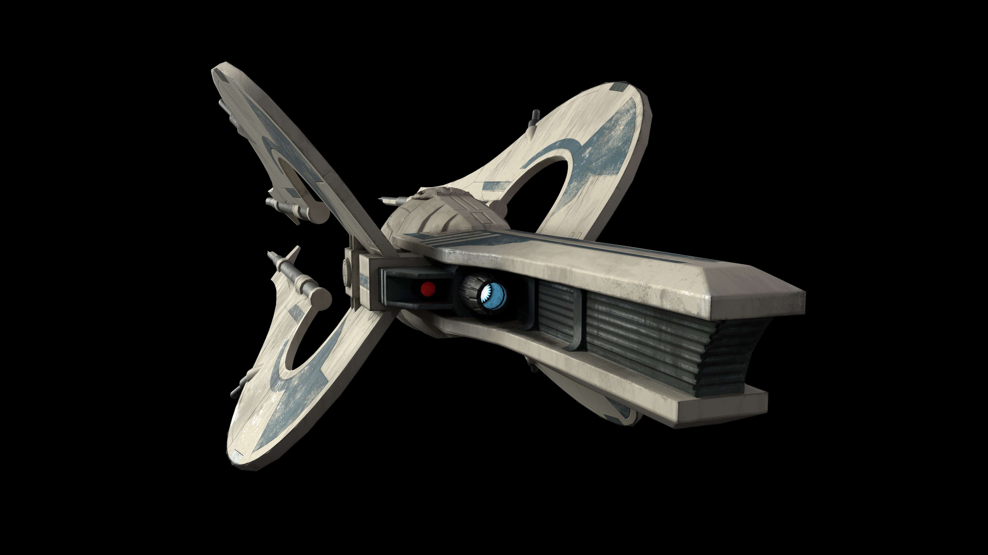 Rear Left Low Poly with Ambient Occlusion