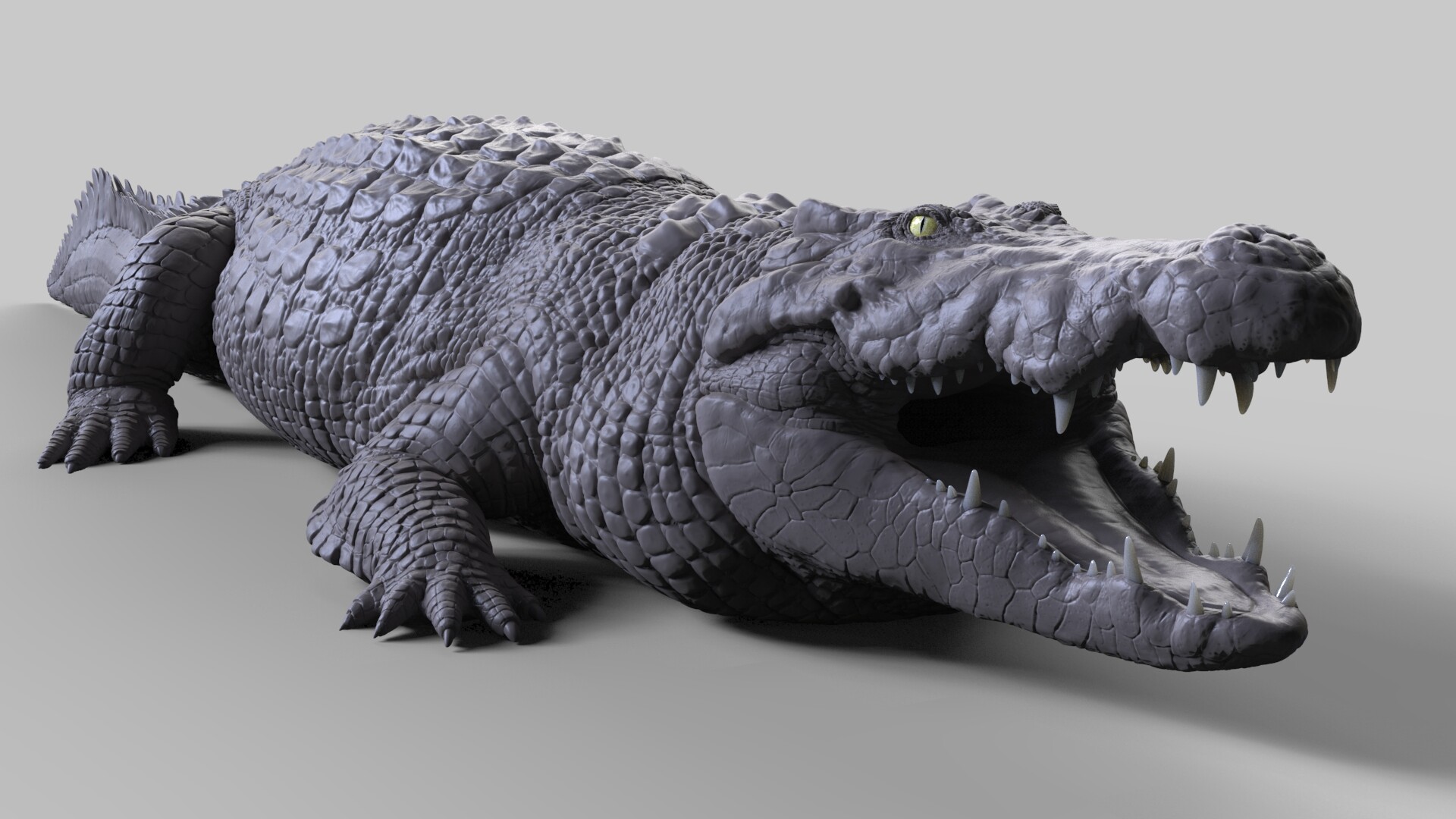 ArtStation - Nile Crocodile 3D Model (Available on Marketplace) ArtStation - Nile Crocodile 3D Model (Available on Marketplace)